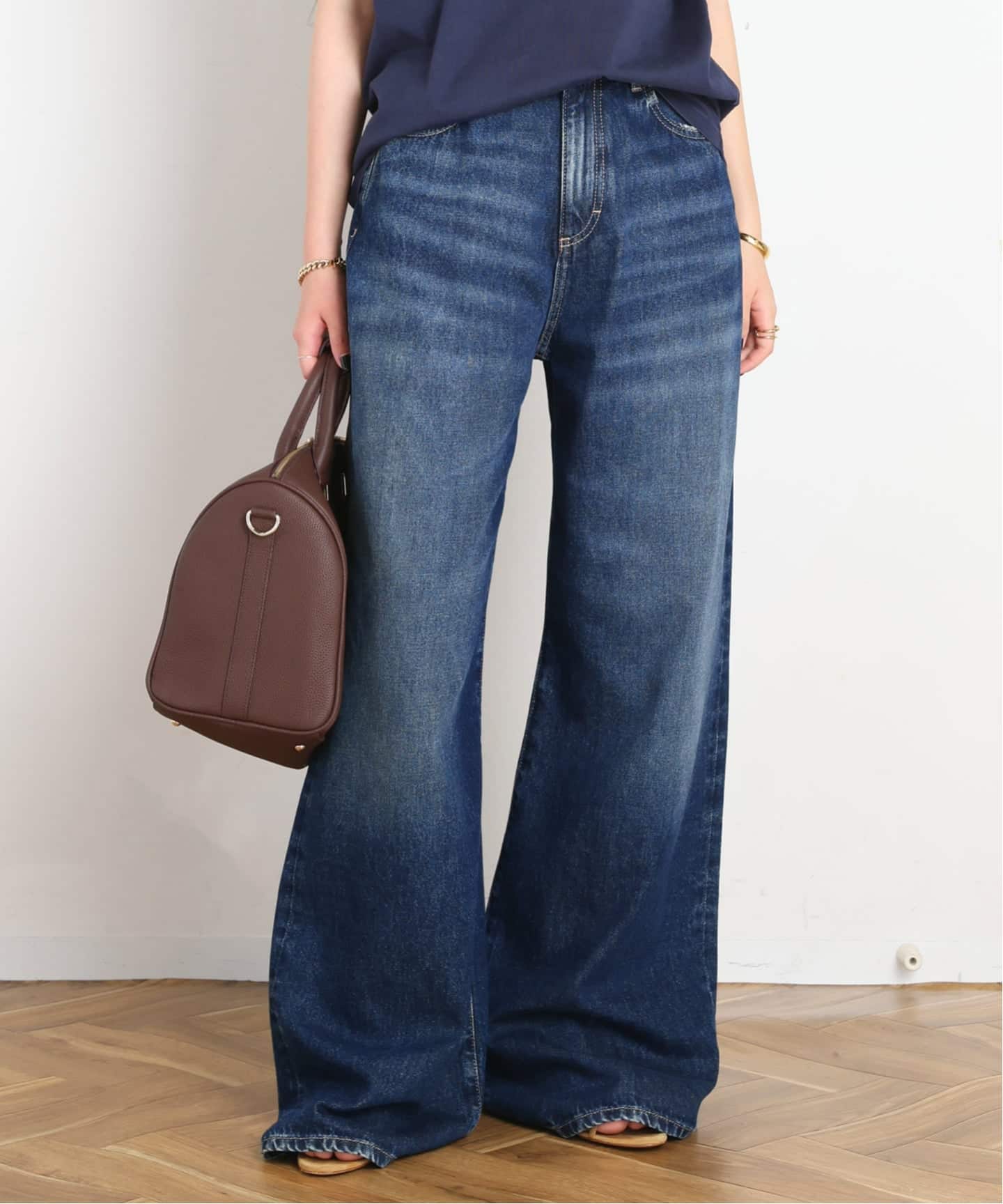 ICON DENIM/アイコンデニム】DEBBY DENIM(DEEP BLUE)（デニムパンツ