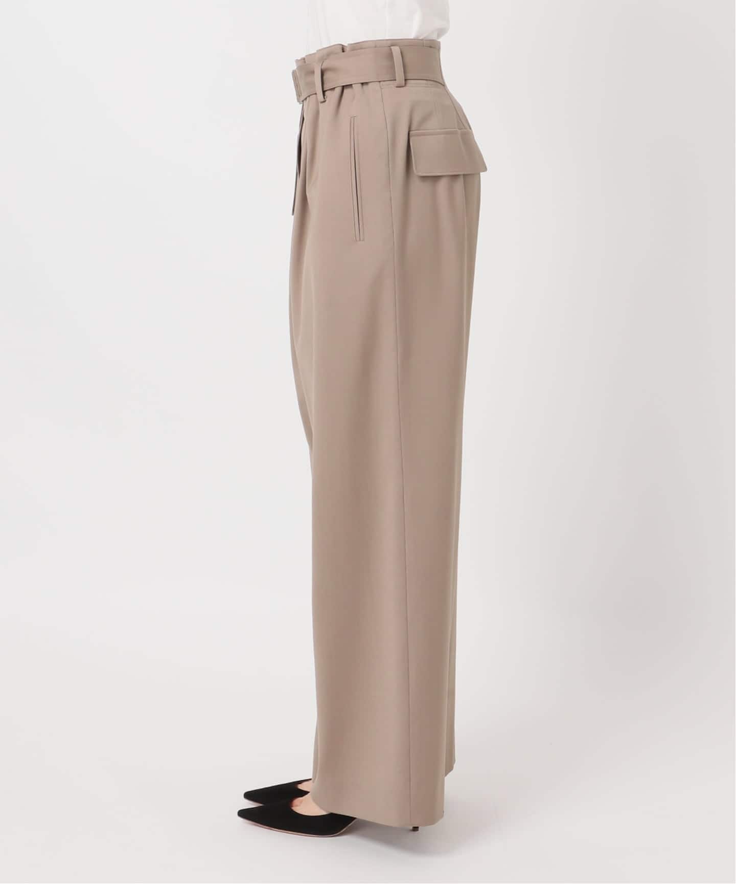 MINITZ/ミニッツ】別注 BELTED EASY PANTS（スラックス）｜AP STUDIO