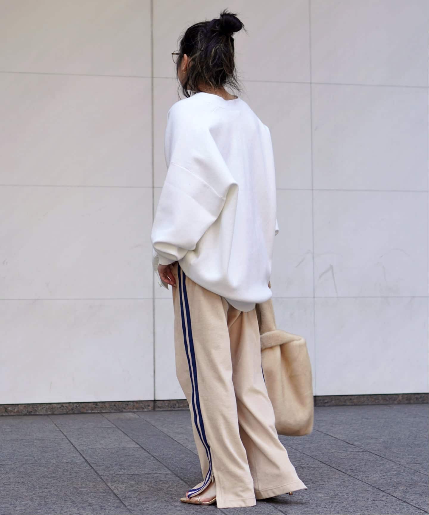 AMERICANA/アメリカーナ】別注side line velour Pants（ジャージ