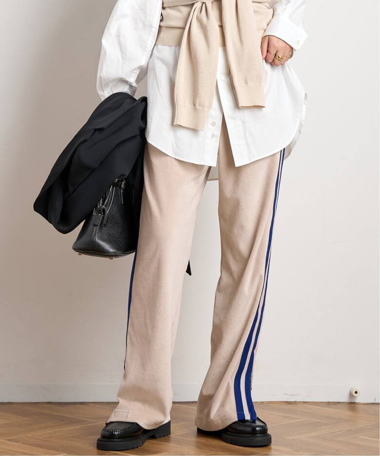AMERICANA/アメリカーナ】別注side line velour Pants（ジャージ 