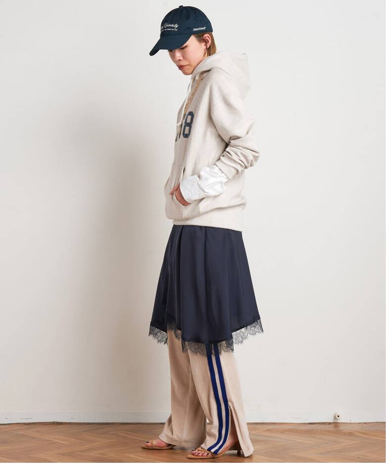 AMERICANA/アメリカーナ】別注side line velour Pants（ジャージ 