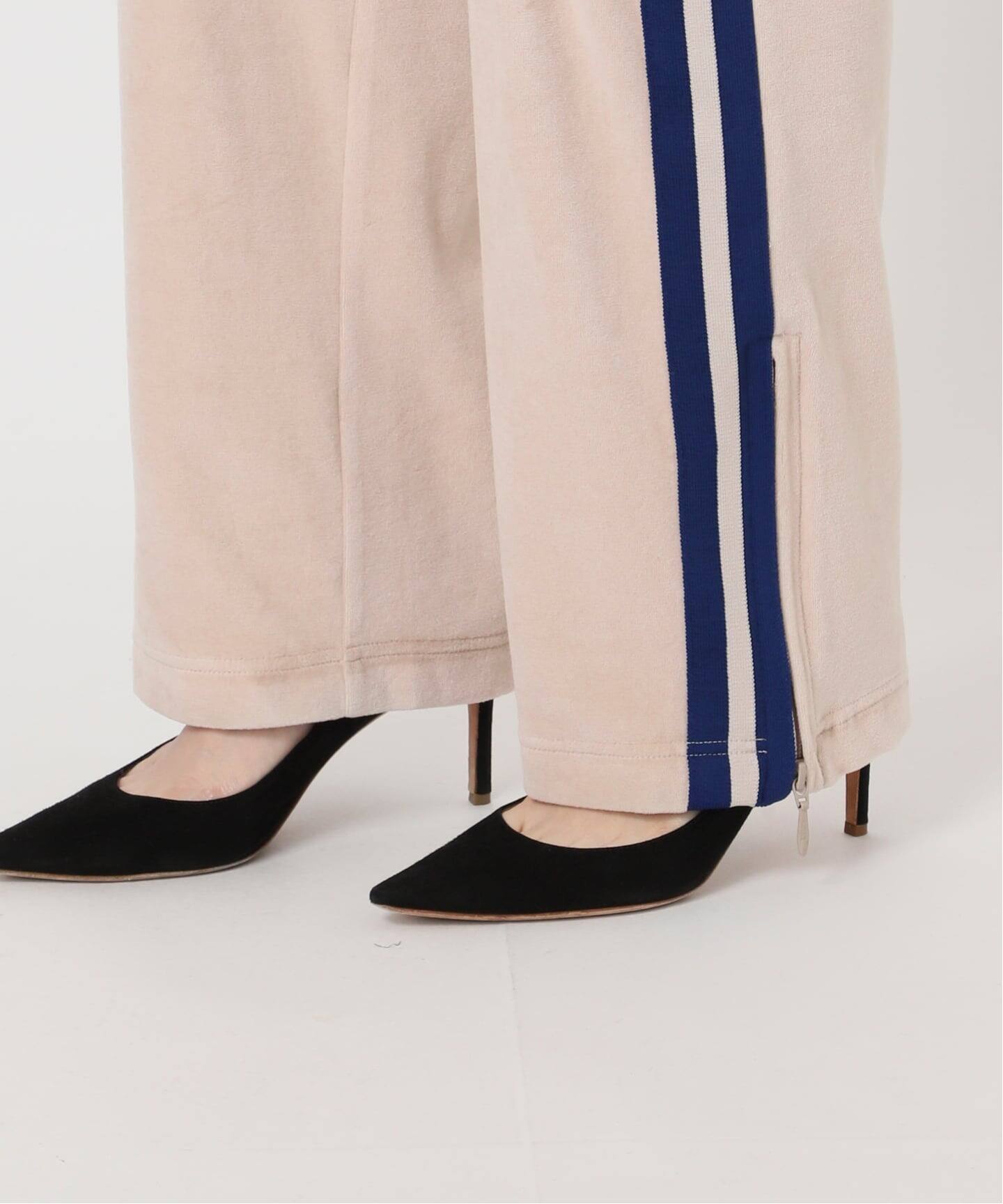 AMERICANA/アメリカーナ】別注side line velour Pants（ジャージ