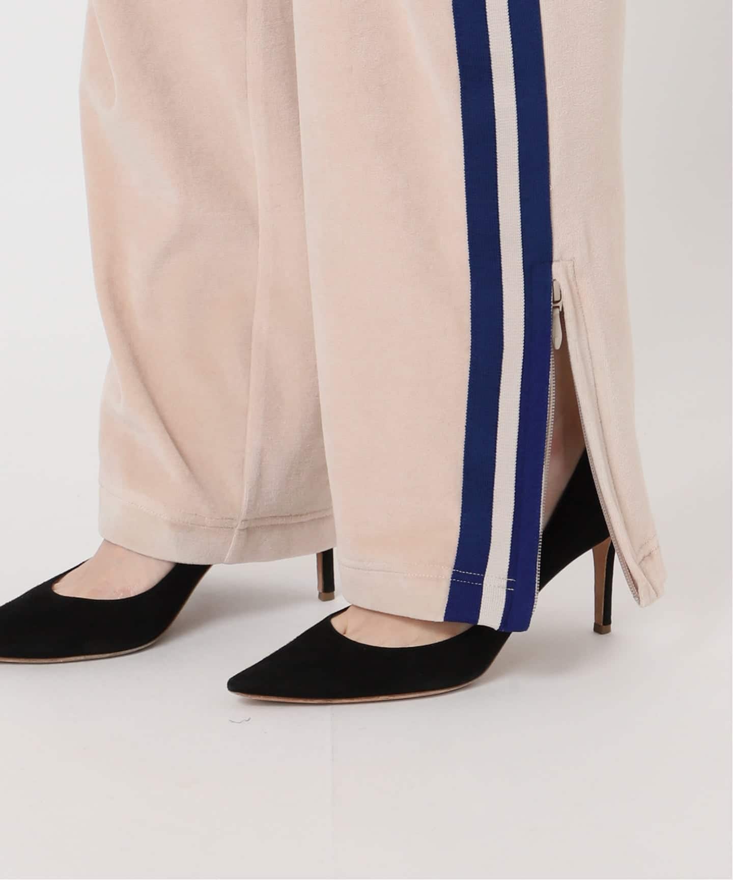 AMERICANA/アメリカーナ】別注side line velour Pants（ジャージ