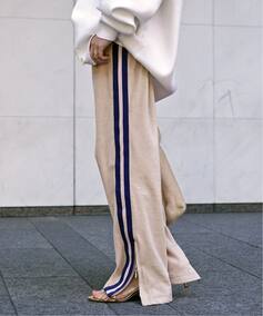 【AMERICANA/アメリカーナ】別注side line velour Pants