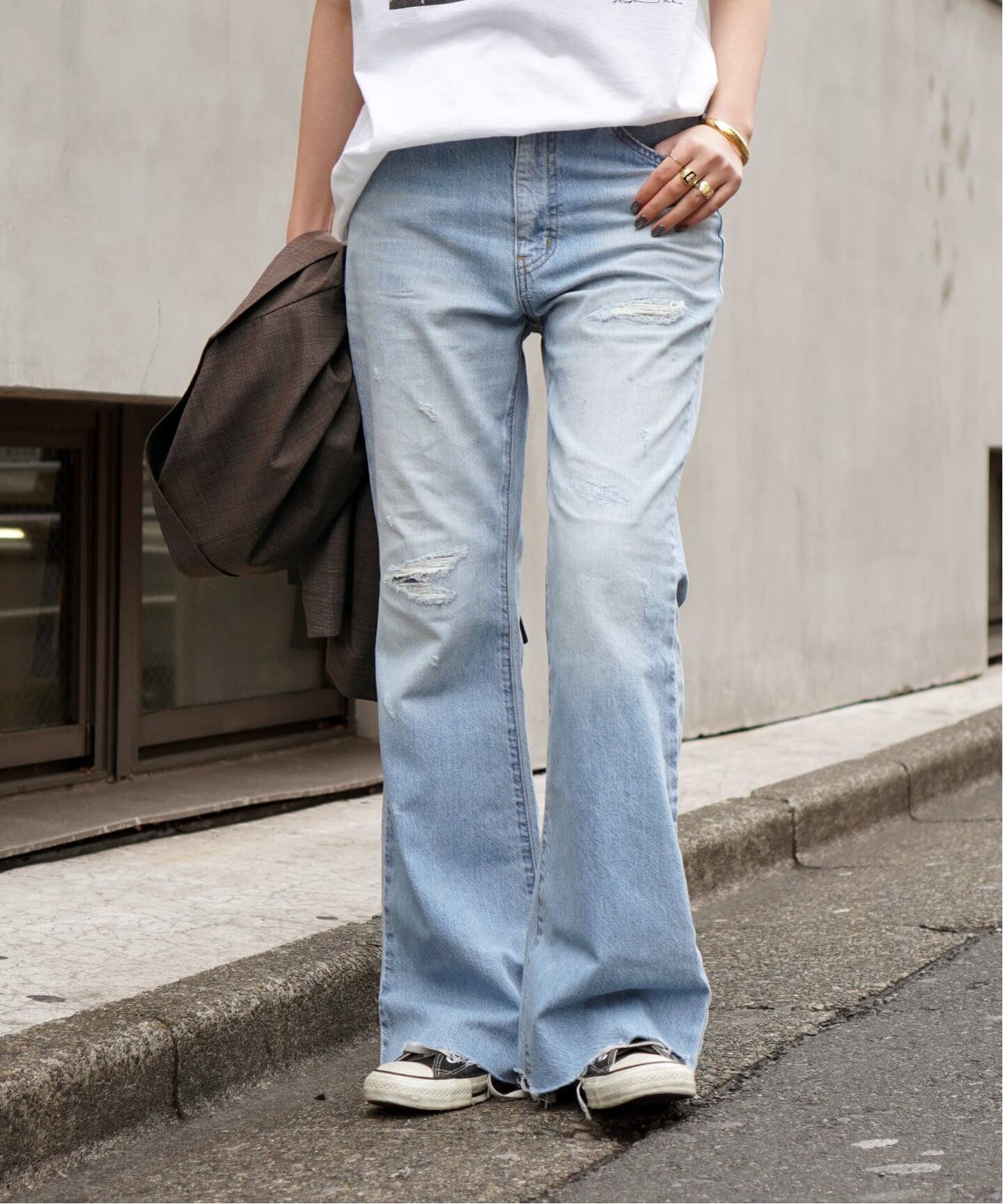 Attick by Johnbull】archive FLARE DENIM（デニムパンツ・ジーンズ 
