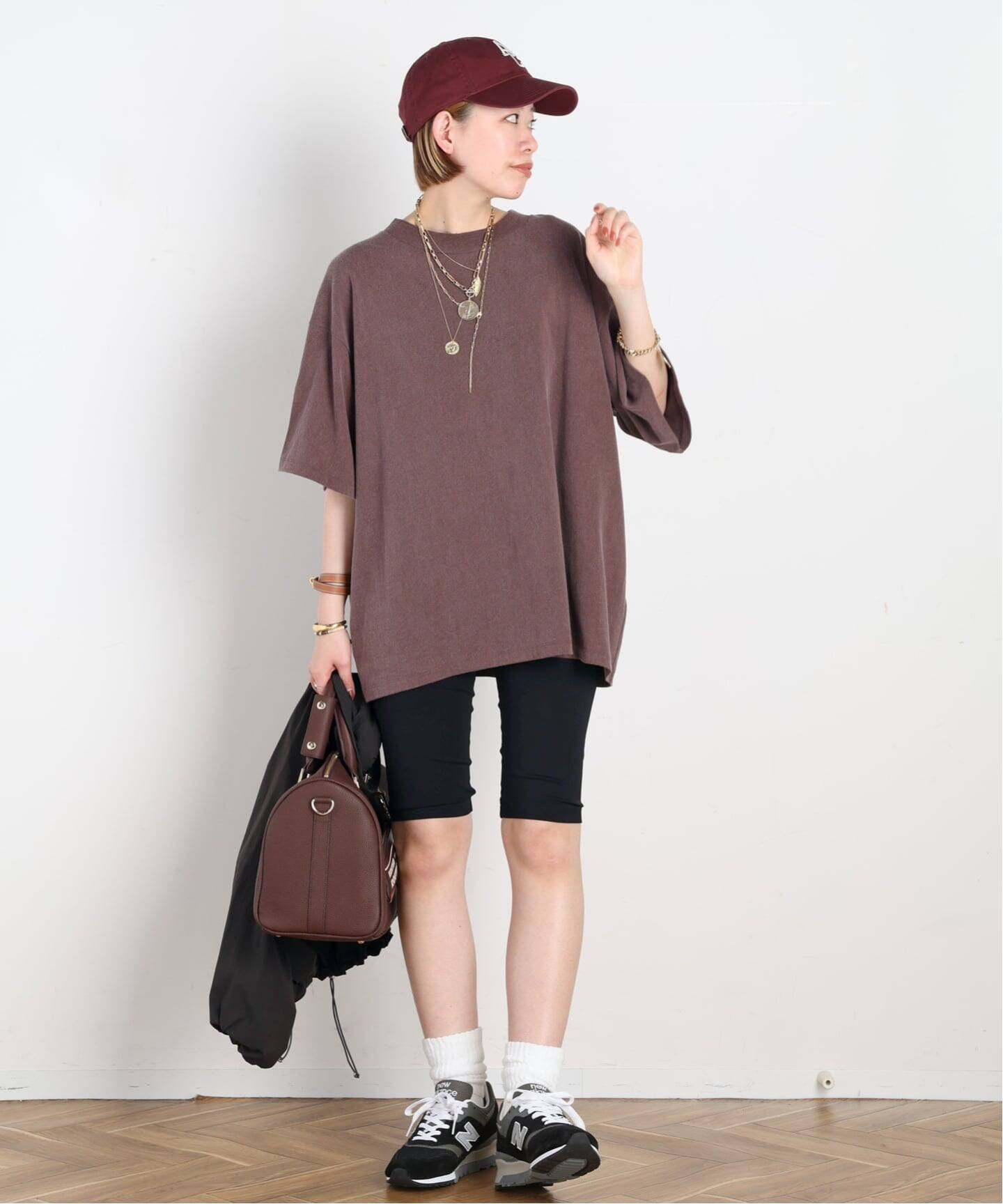 AMERICANA/アメリカーナ】別注EMBROIDERY BIKER SHORTS（ショート