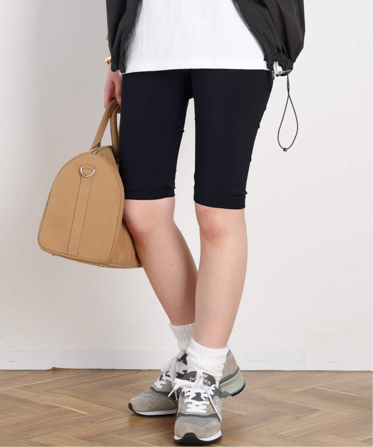 AMERICANA/アメリカーナ】別注EMBROIDERY BIKER SHORTS（ショート