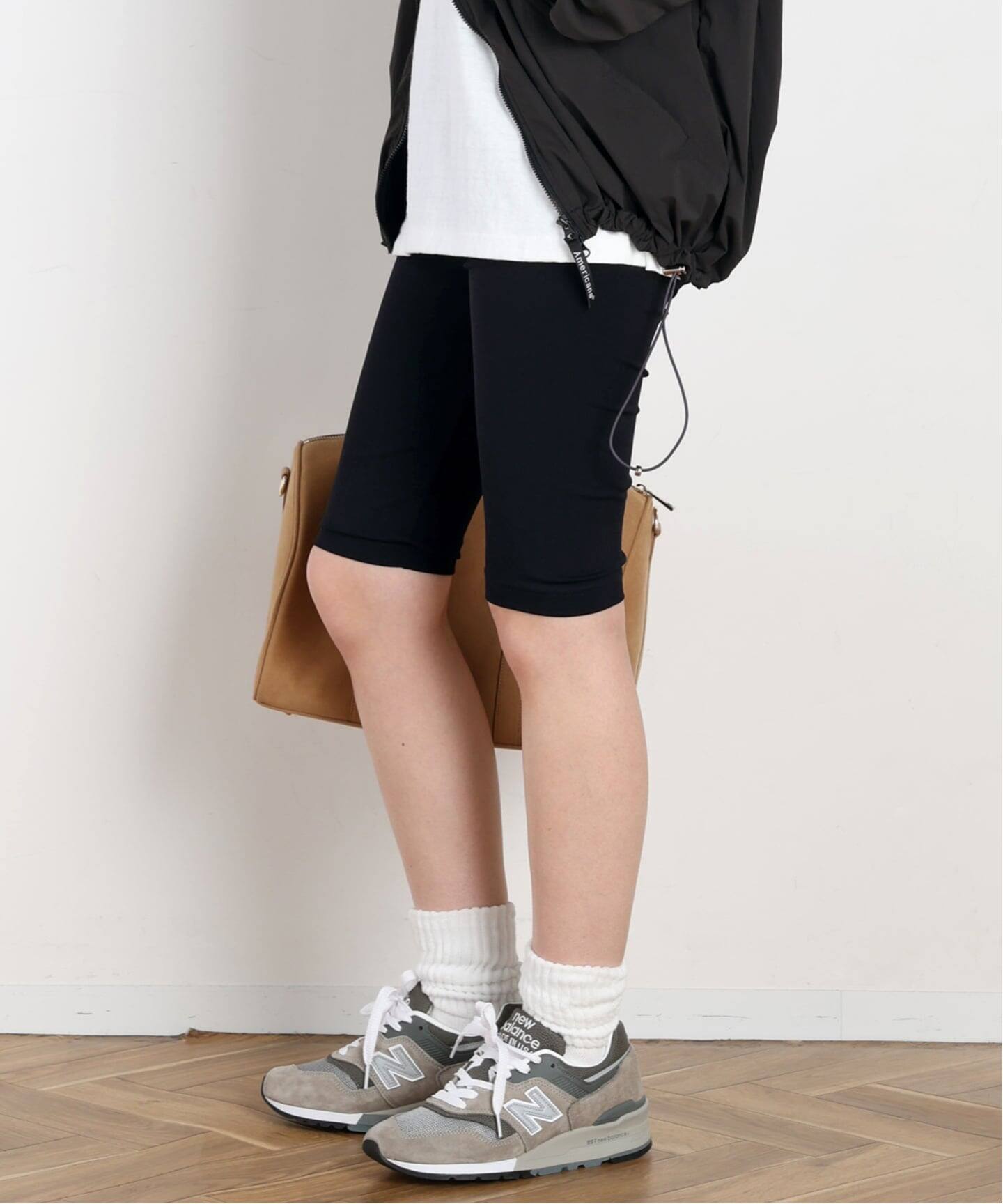 AMERICANA/アメリカーナ】別注EMBROIDERY BIKER SHORTS（ショート