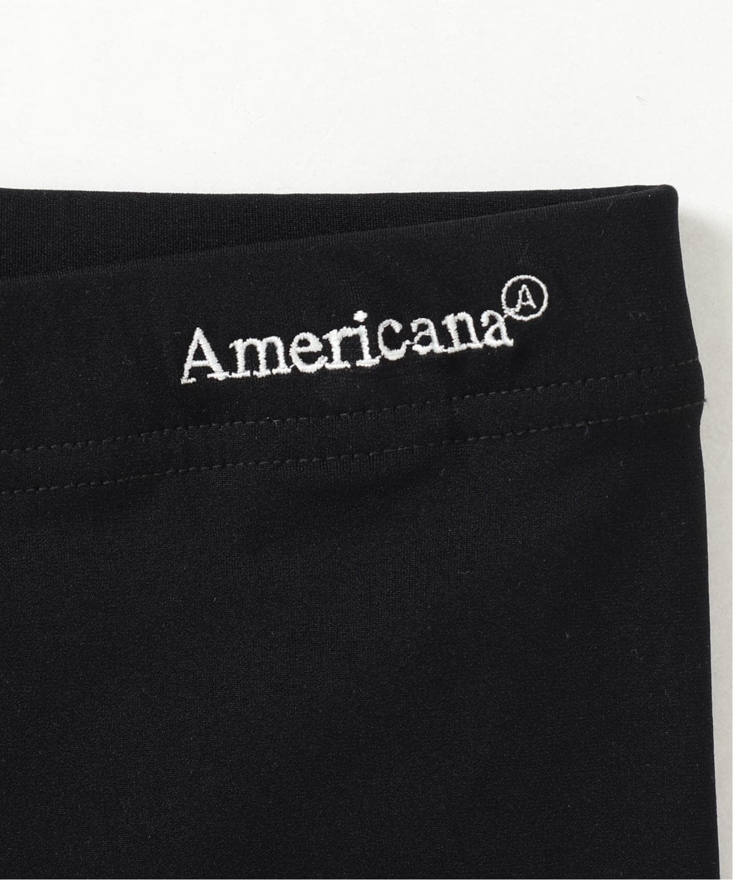 AMERICANA/アメリカーナ】別注EMBROIDERY BIKER SHORTS（ショート