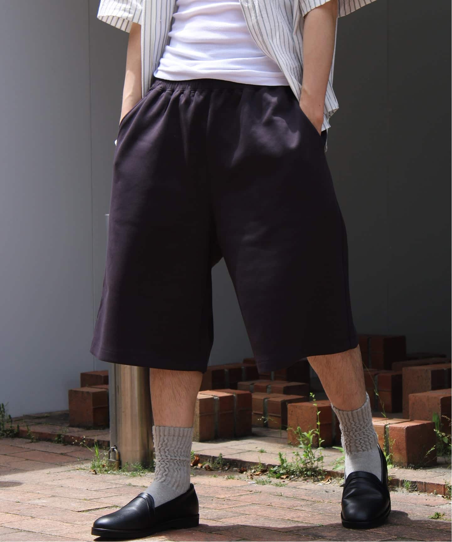 NAMELESSNESS / ネームレスネス SWEAT SHORTS（ショート・ハーフパンツ