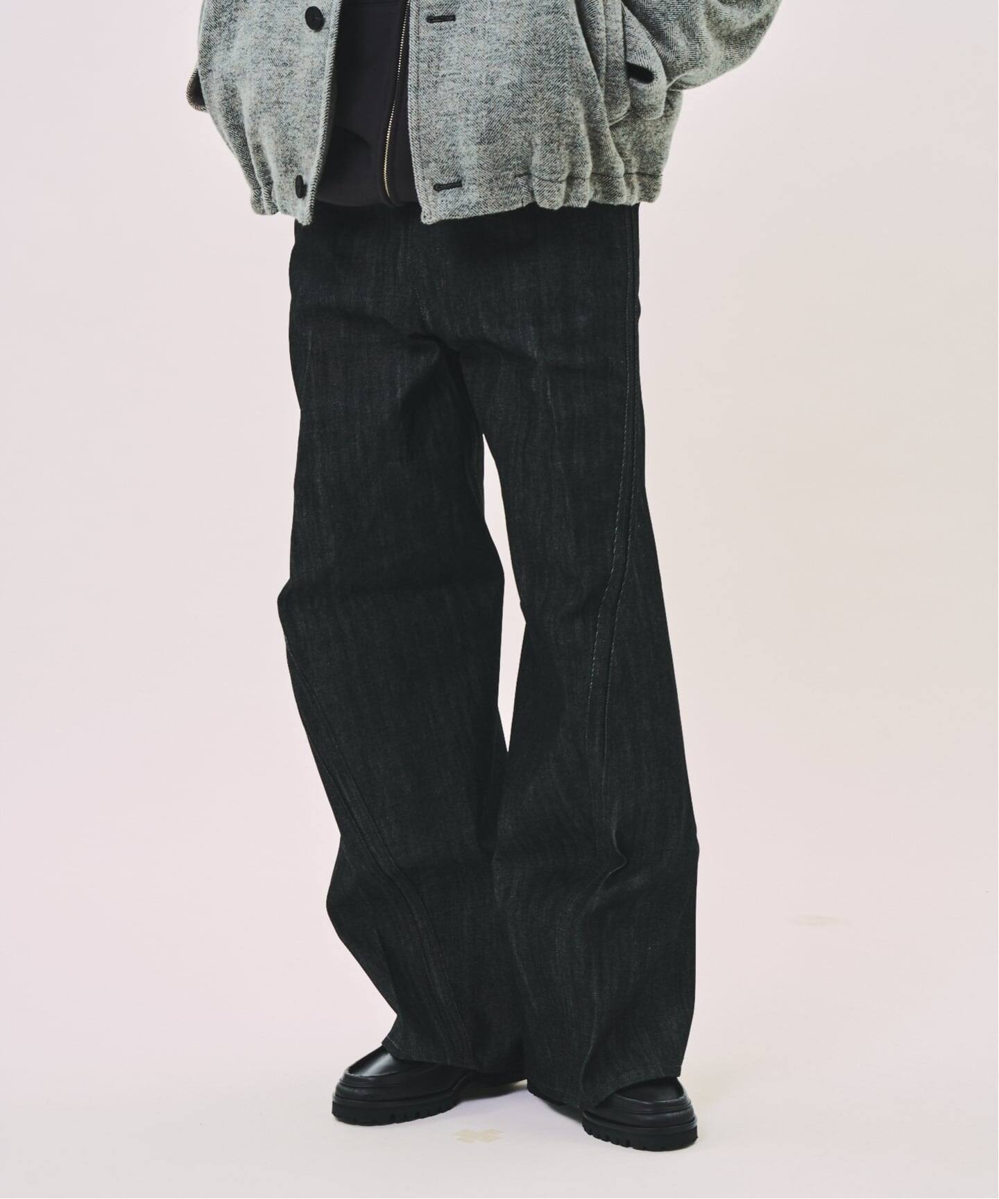 NVRFRGT / ネヴァーフォーゲット WISM 別注 3D WIDELEG JEANS（デニム 