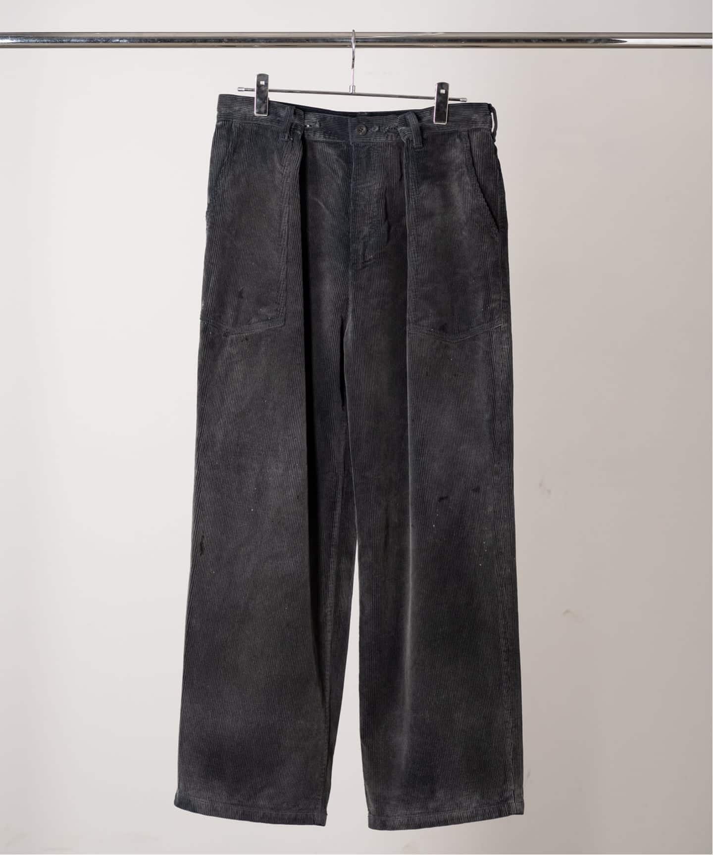 ANCELLM / アンセルム AGING CORDUROY BAKER PANTS（スラックス