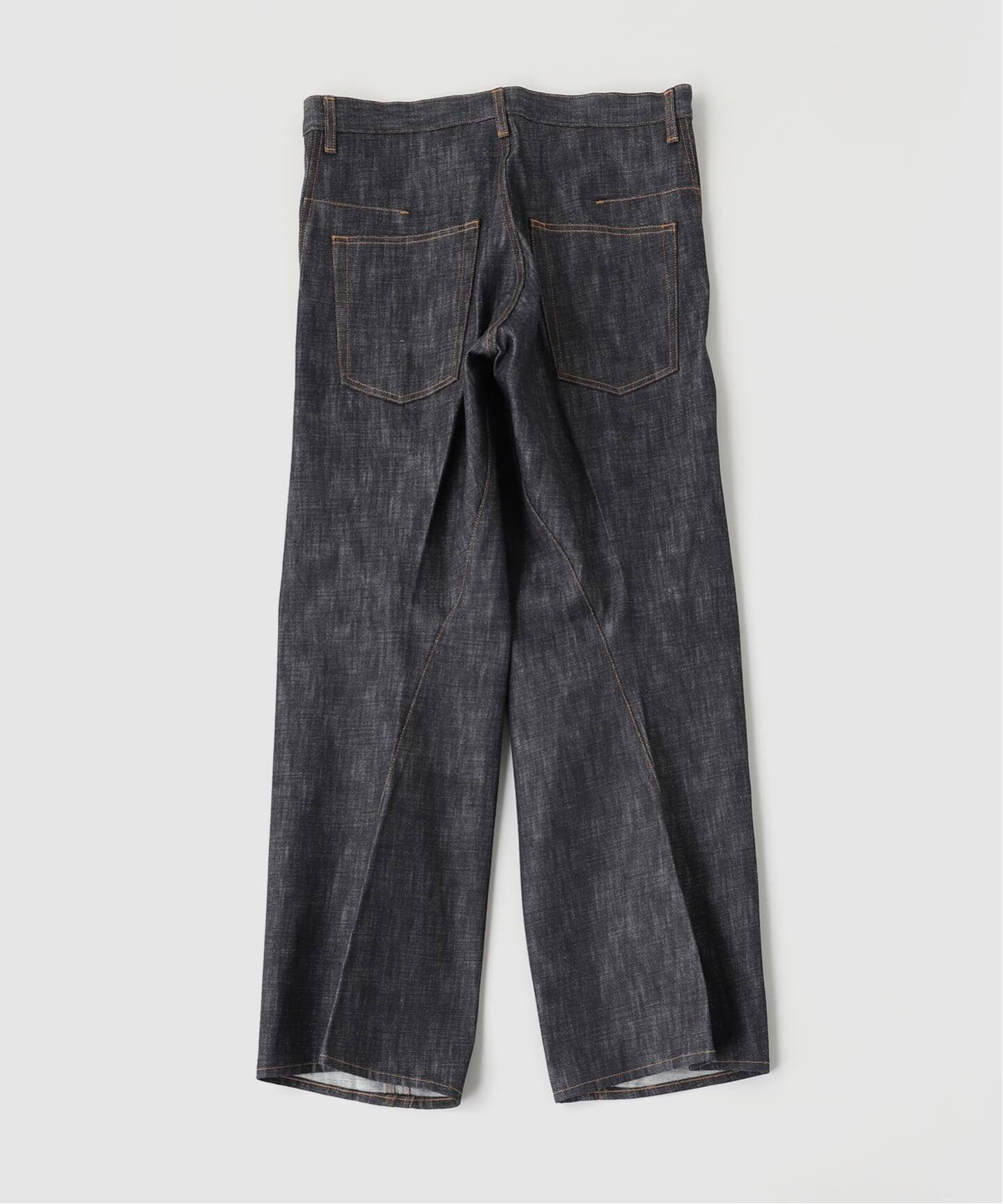 NVRFRGT / ネヴァーフォーゲット 3D TWISTED WIDE LEG JEANS INDIGO 