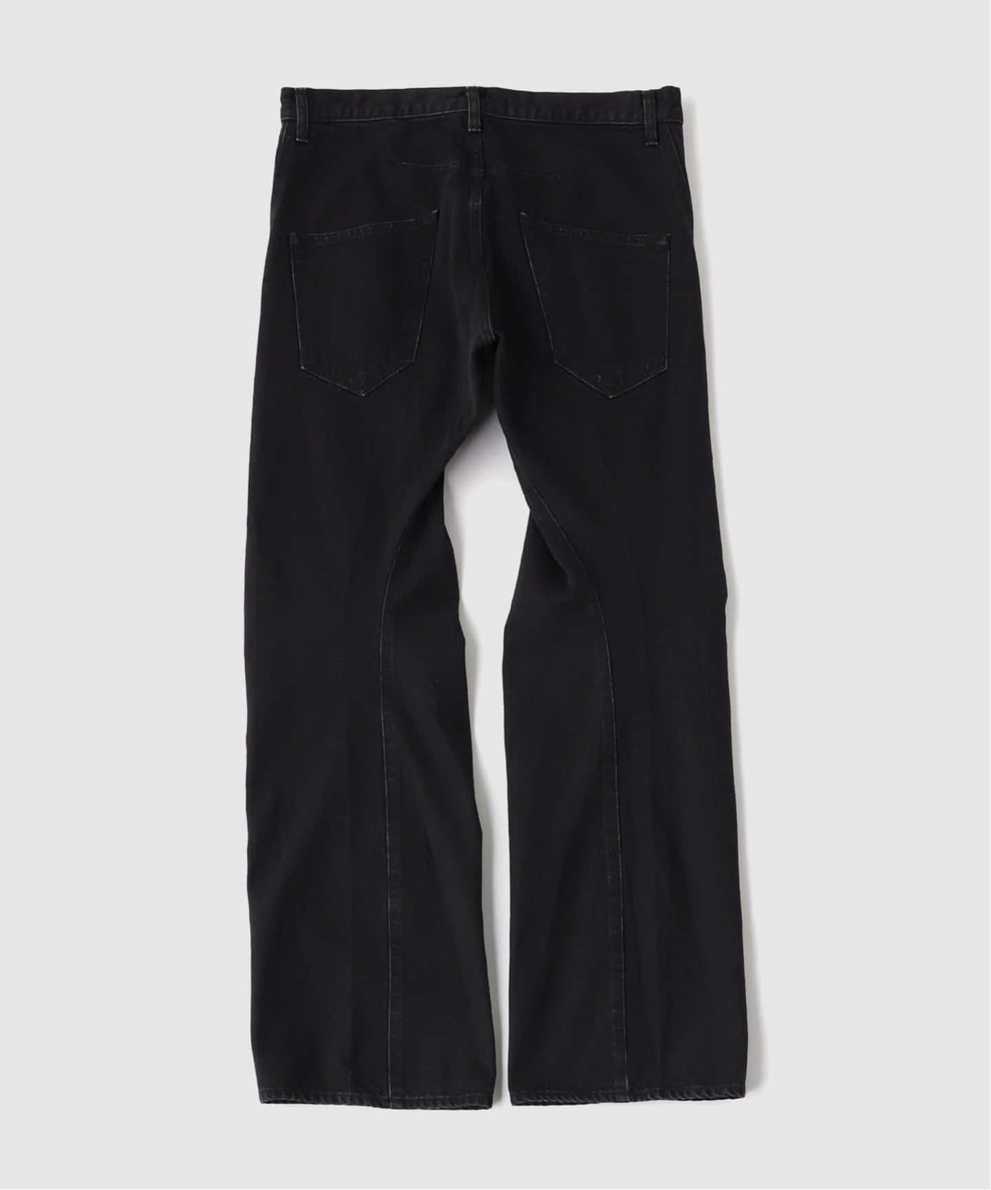 NVRFRGT ブラック デニムパンツ サイズ1 NVRFRGT / ネヴァーフォーゲット 3D TWISTED JEANS F.BLACK（デニム