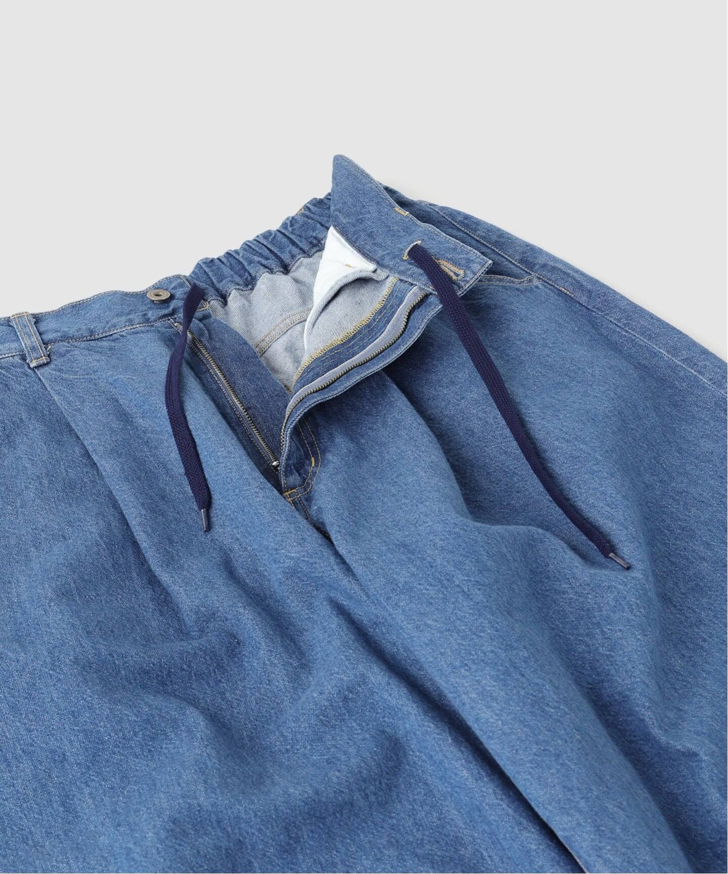 is-ness / イズネス 5-Pocket Balloon Pants (Enzyme W（デニムパンツ