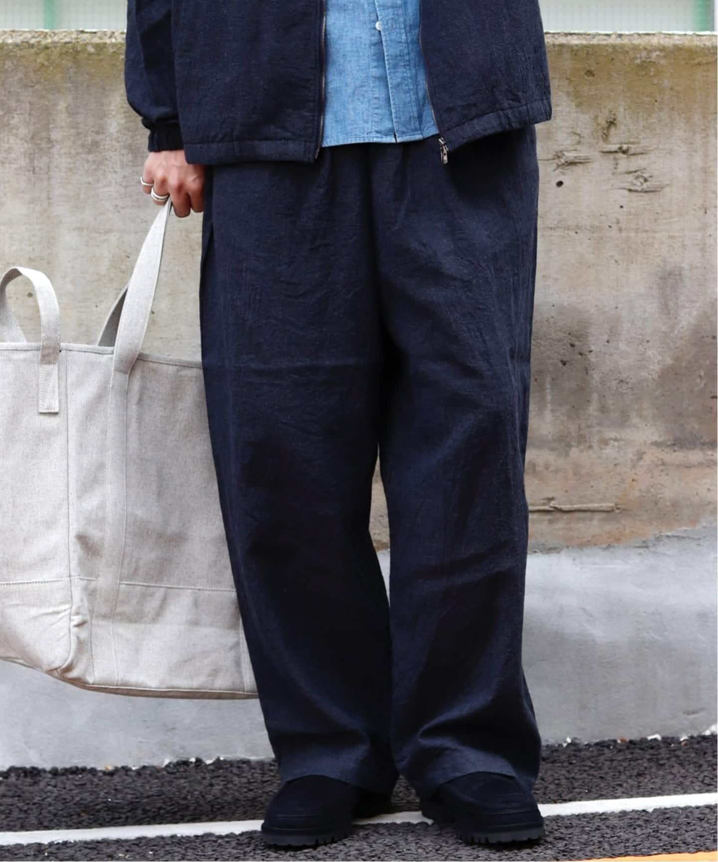 is-ness / イズネス Linen Track Pants（その他パンツ）｜WISM