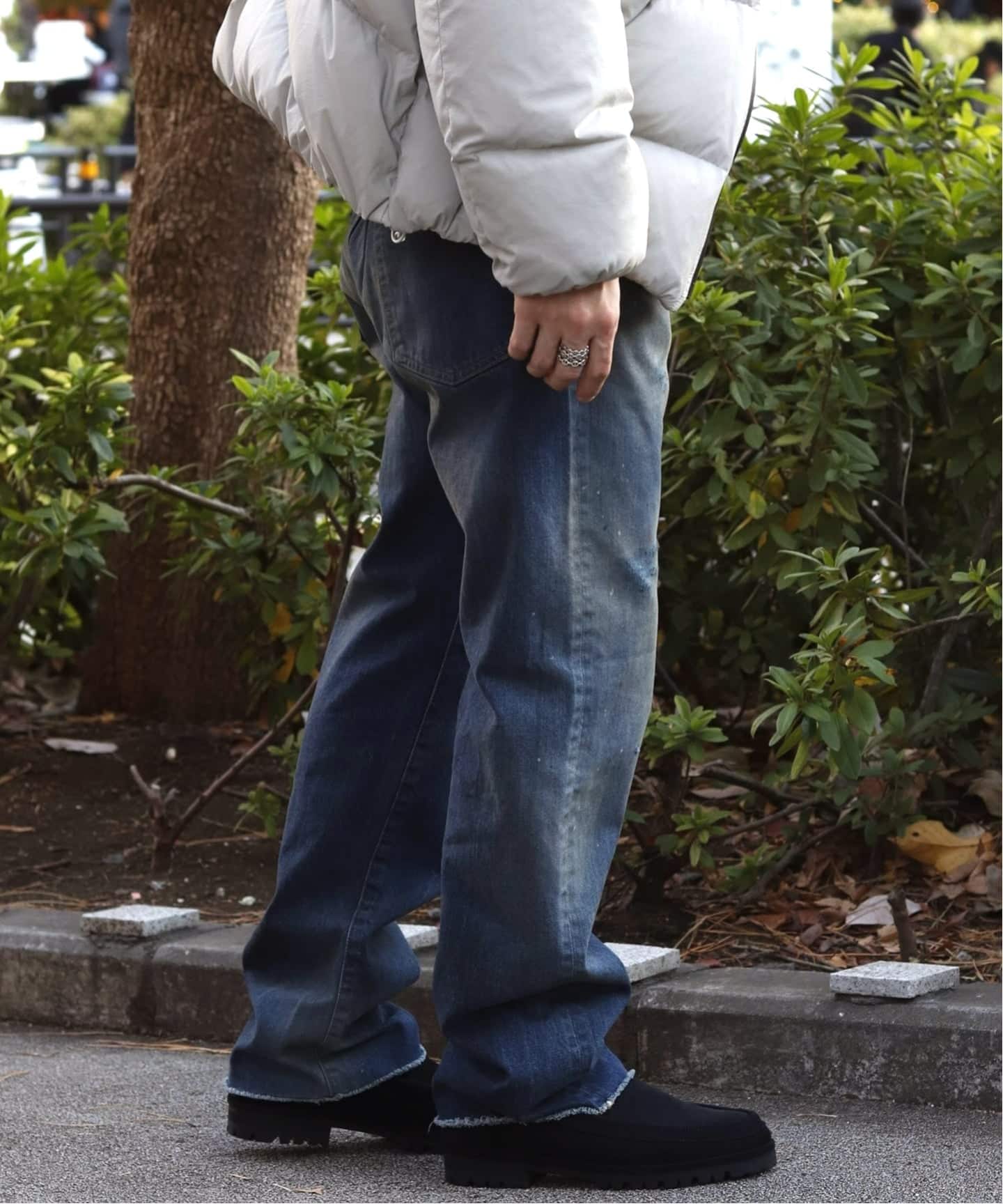 ANCELLM / アンセルム #07 SLIM STRAIGHT 5P DENIM PANTS（デニム