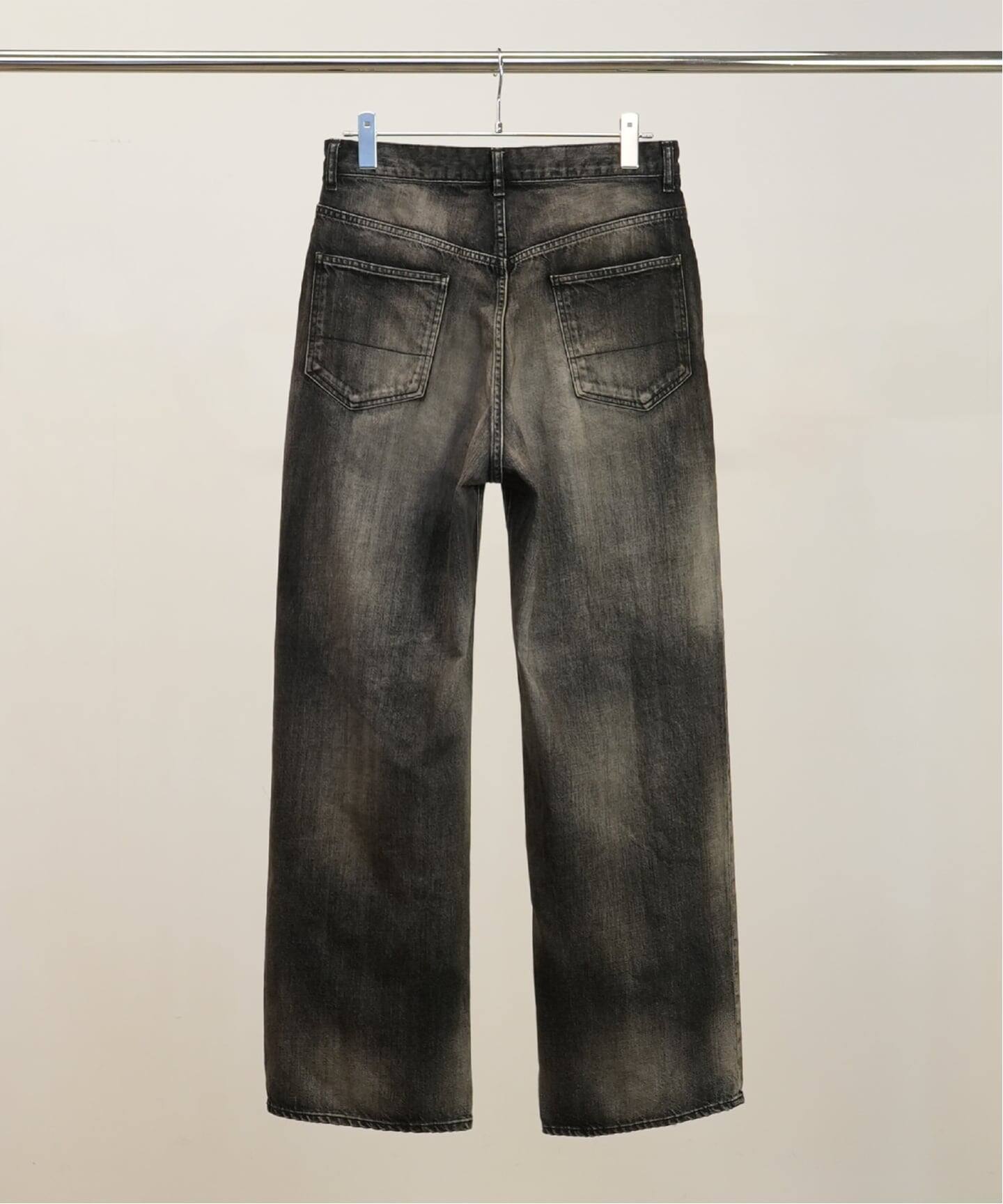 ANCELLM / アンセルム AGING MIDDLE STRAIGHT 5P DENIM P（デニム