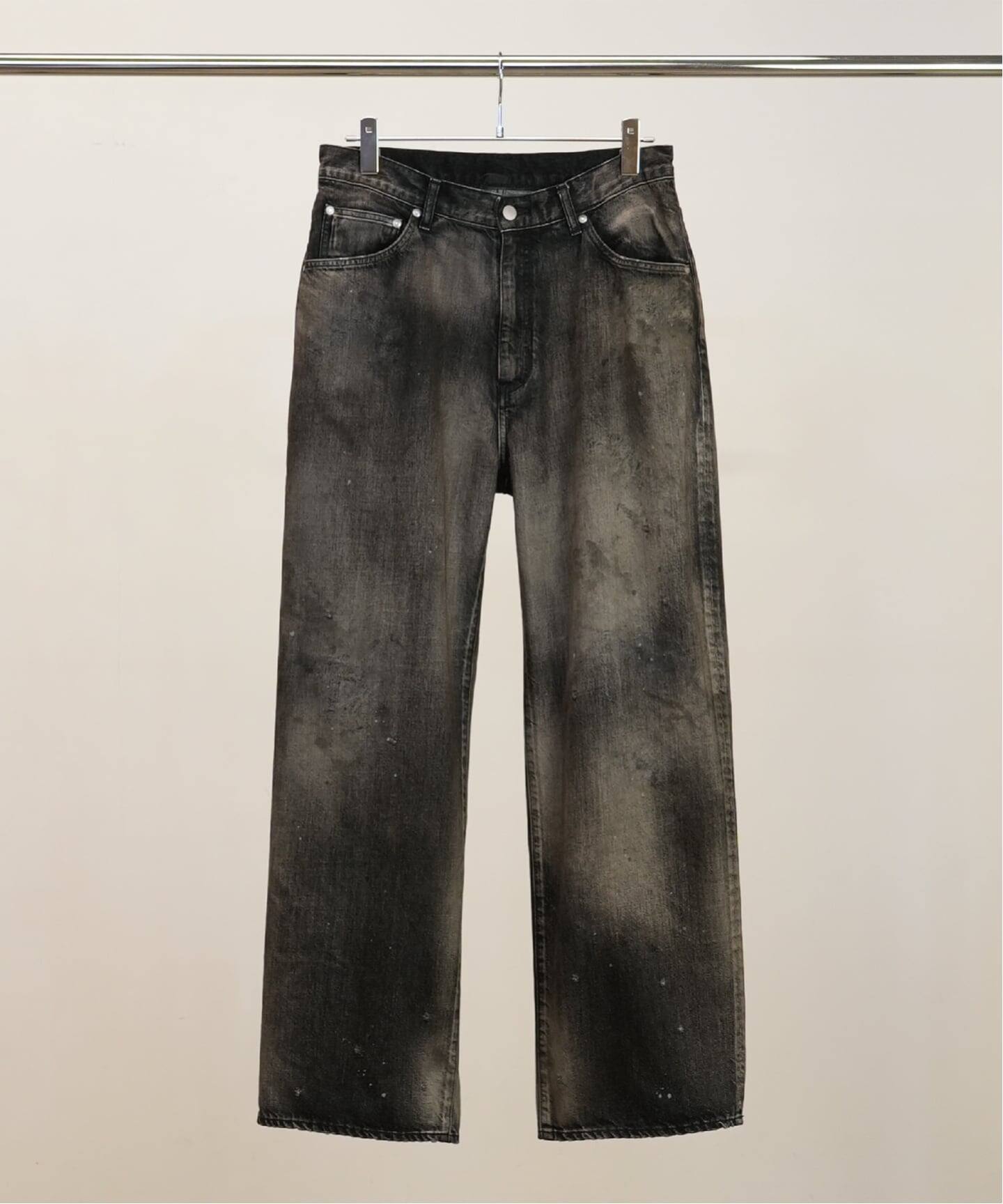 ANCELLM / アンセルム AGING MIDDLE STRAIGHT 5P DENIM P（デニム 
