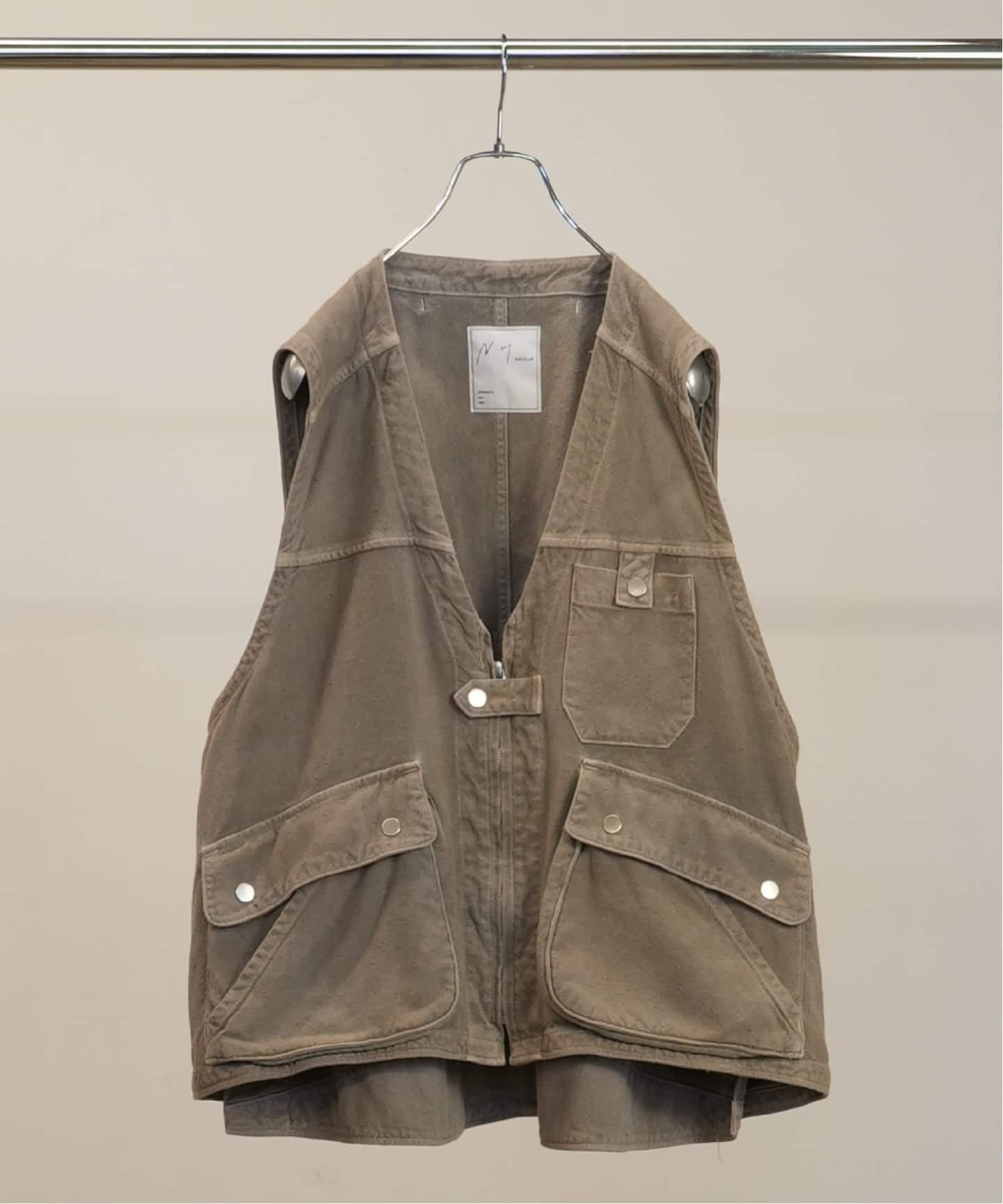 ANCELLM / アンセルム C/R DUCK UTILITY VEST（ベスト）｜WISM