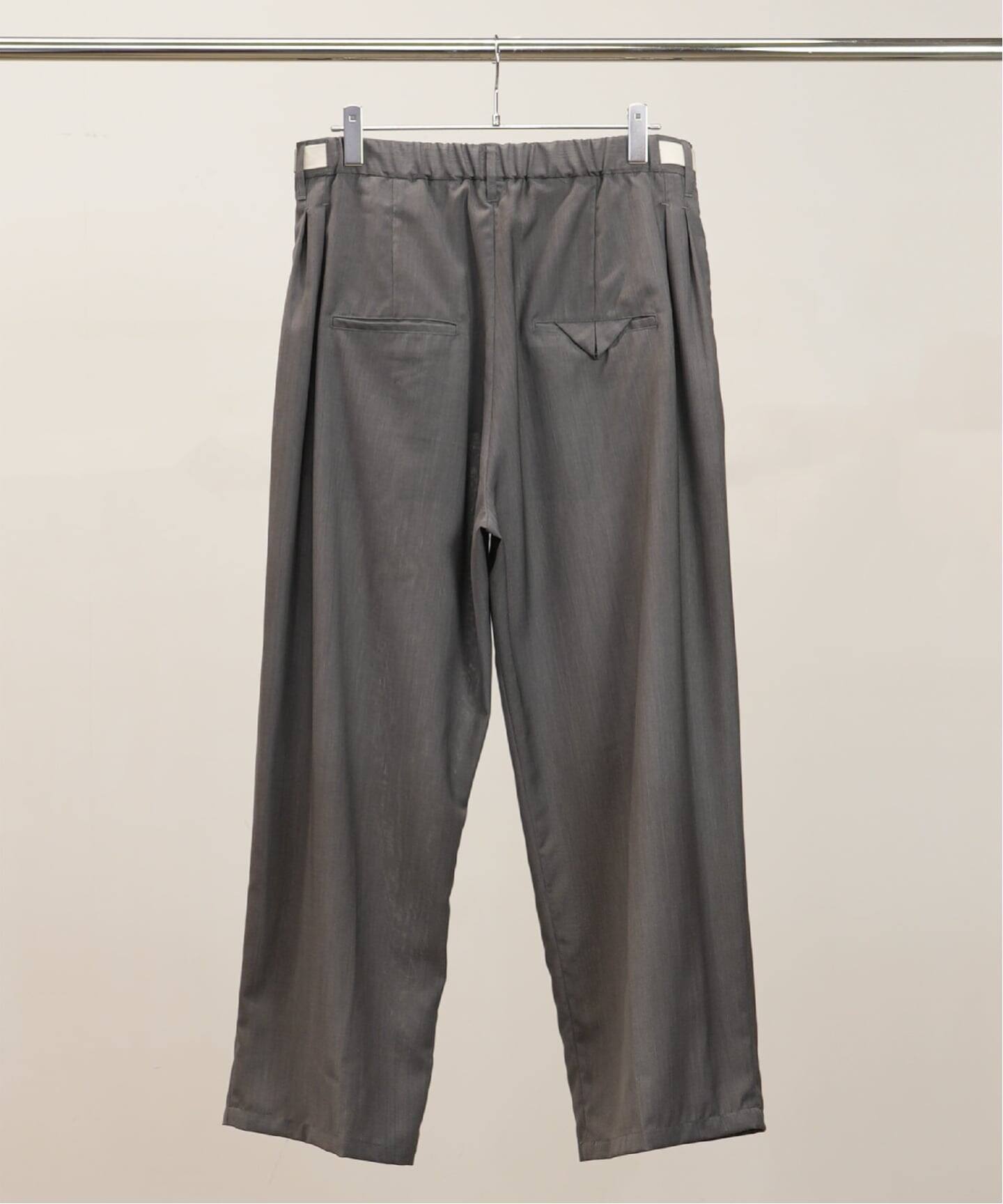 ANCELLM / アンセルム BELTED WOOL SLACKS（スラックス）｜WISM