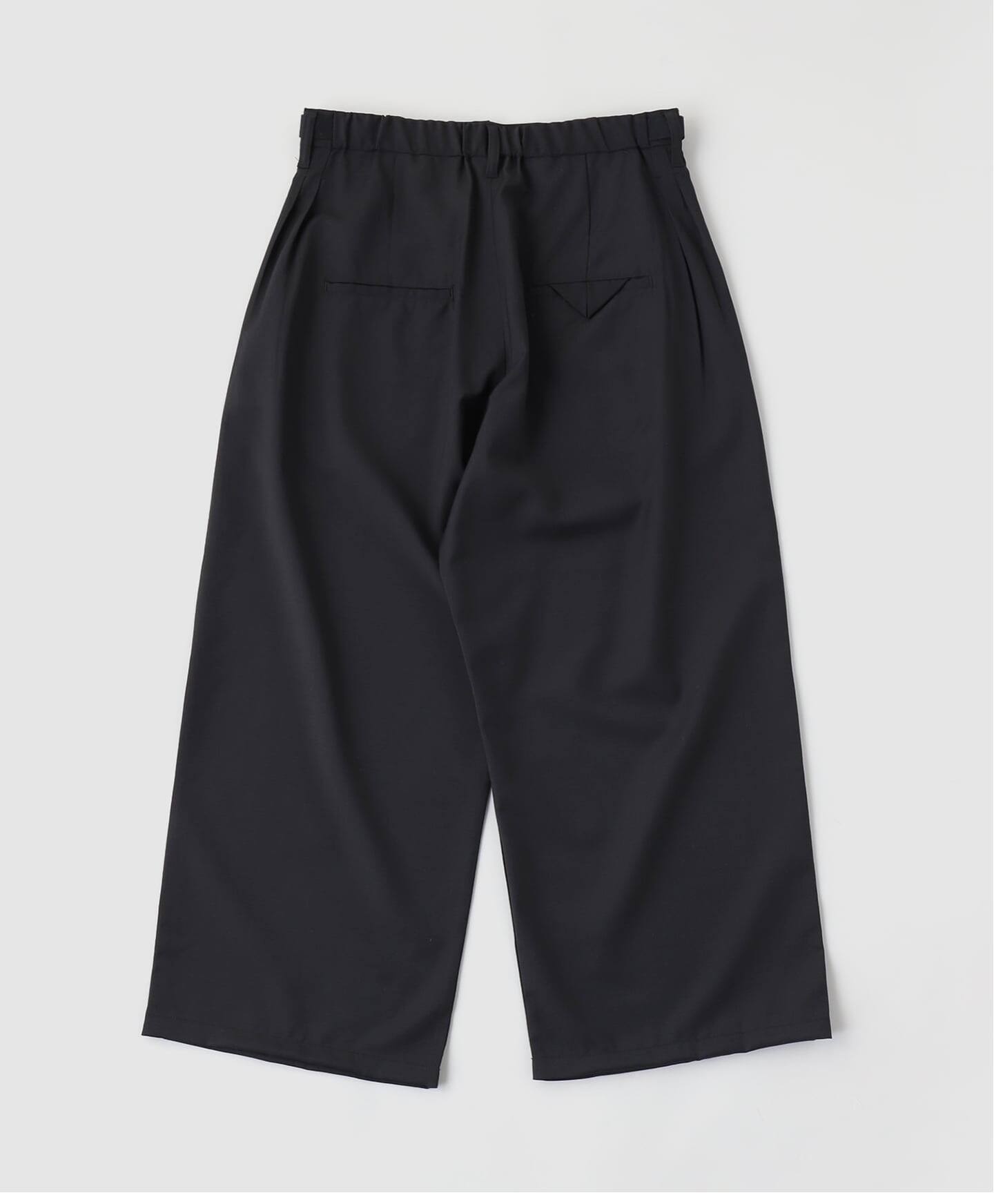 ANCELLM / アンセルム BELTED WOOL SLACKS（スラックス）｜WISM