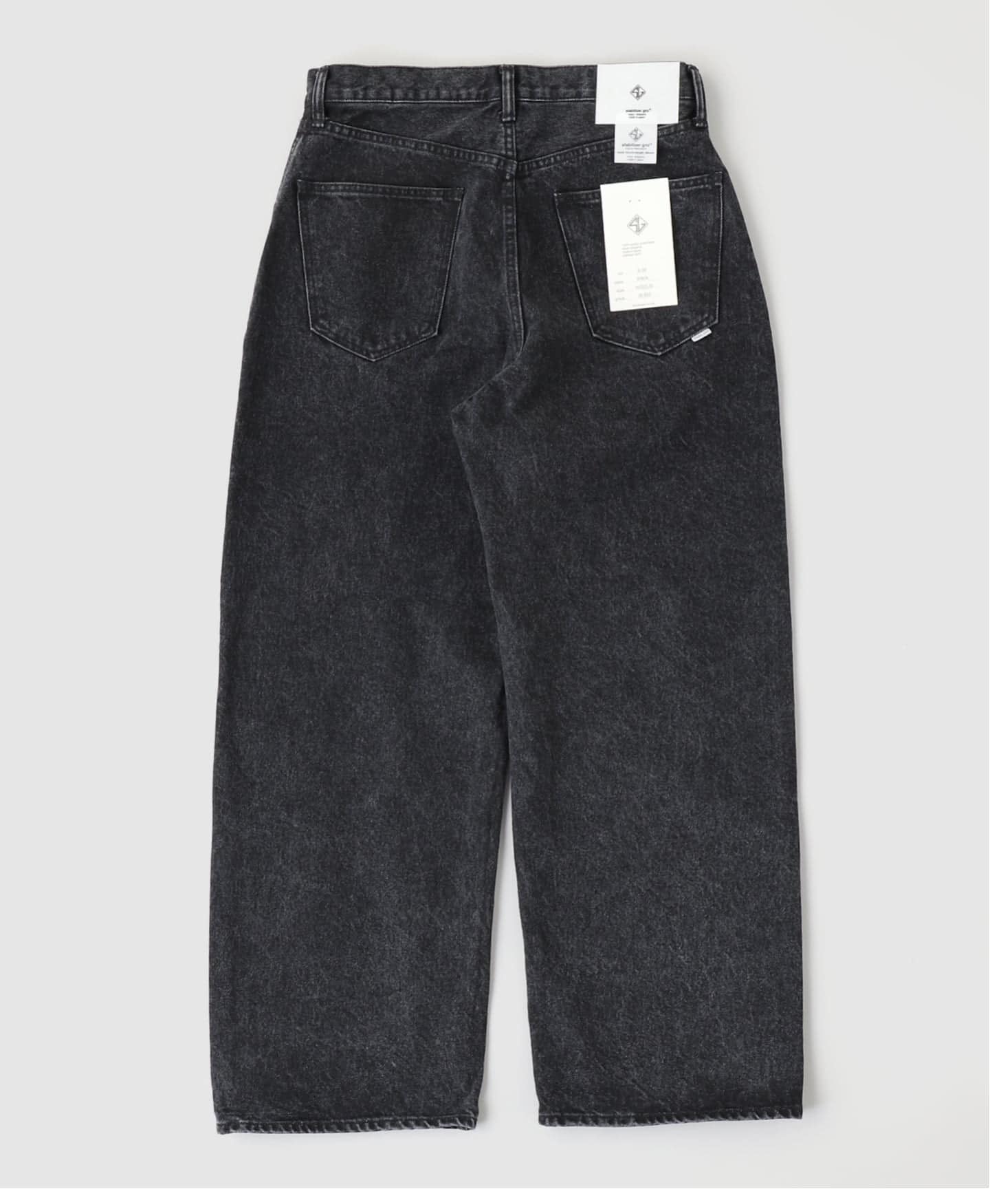STABILIZER GNZ / スタビライザージーンズ washed waist overall/blac