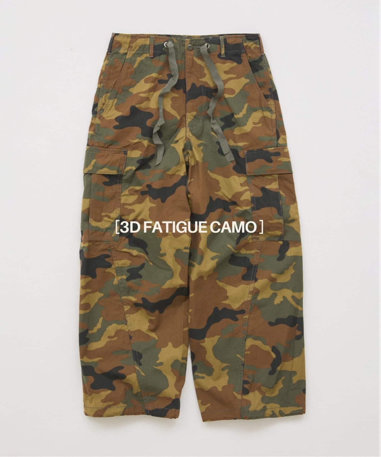 予約》3D ミリタリー ジャングル ファティーグ 6ポケット カモ柄
