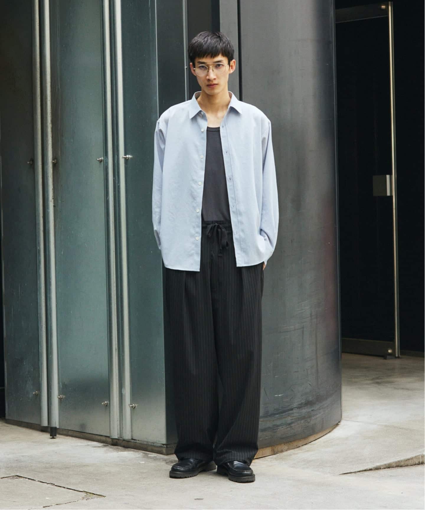 TR ストライプ オーバー パンツ（スラックス）｜JOURNAL STANDARD