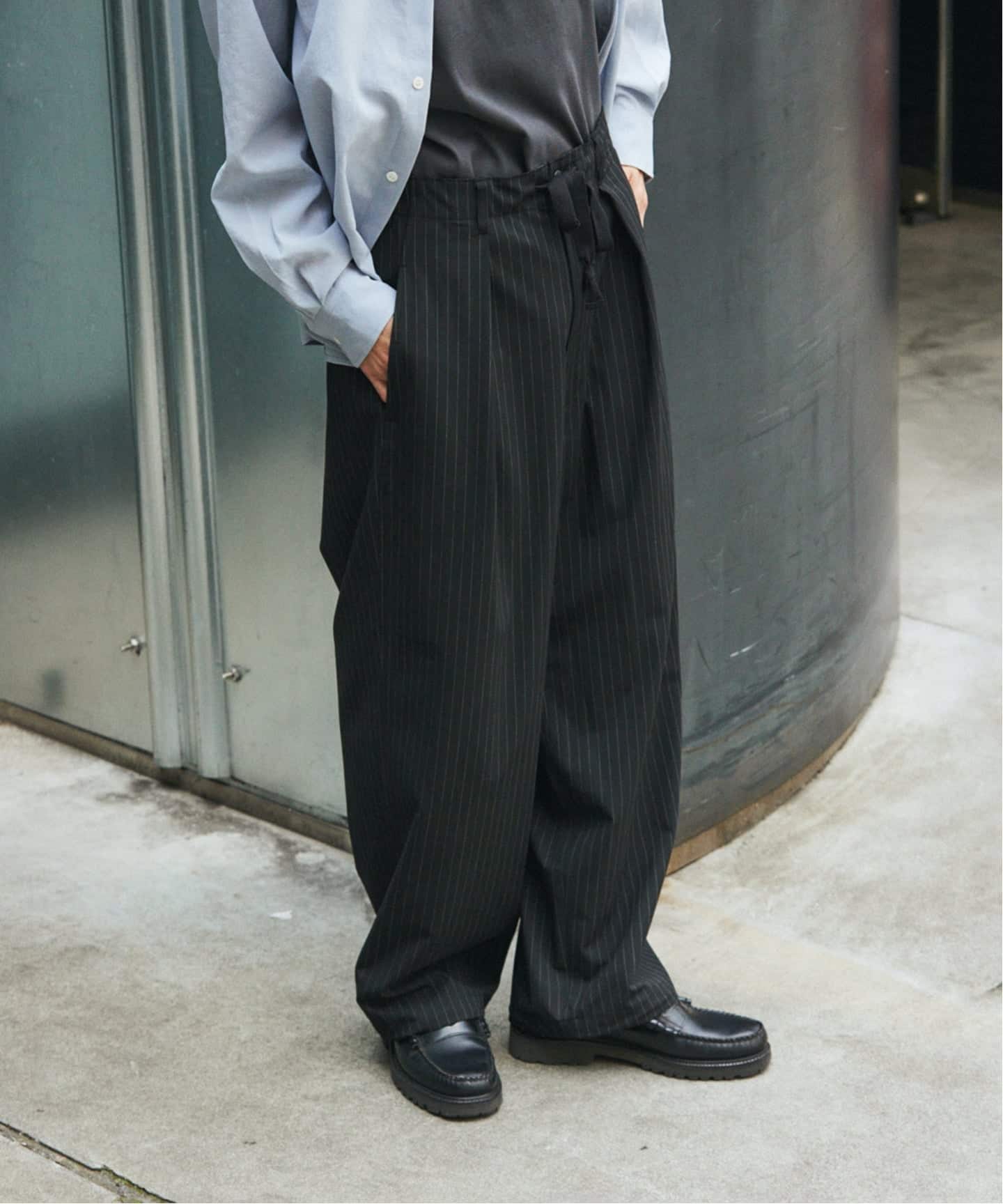TR ストライプ オーバー パンツ（スラックス）｜JOURNAL STANDARD