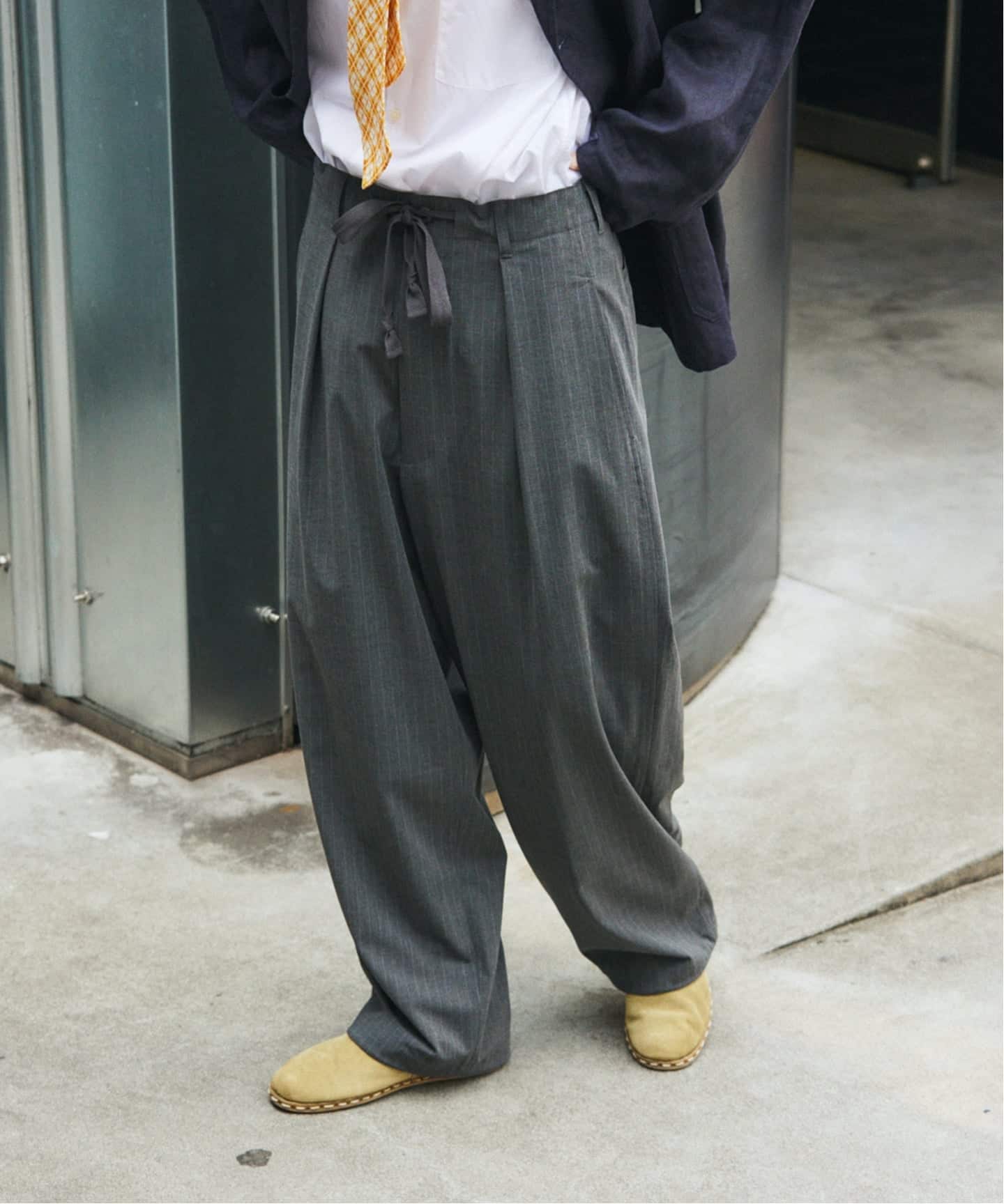 TR ストライプ オーバー パンツ（スラックス）｜JOURNAL STANDARD
