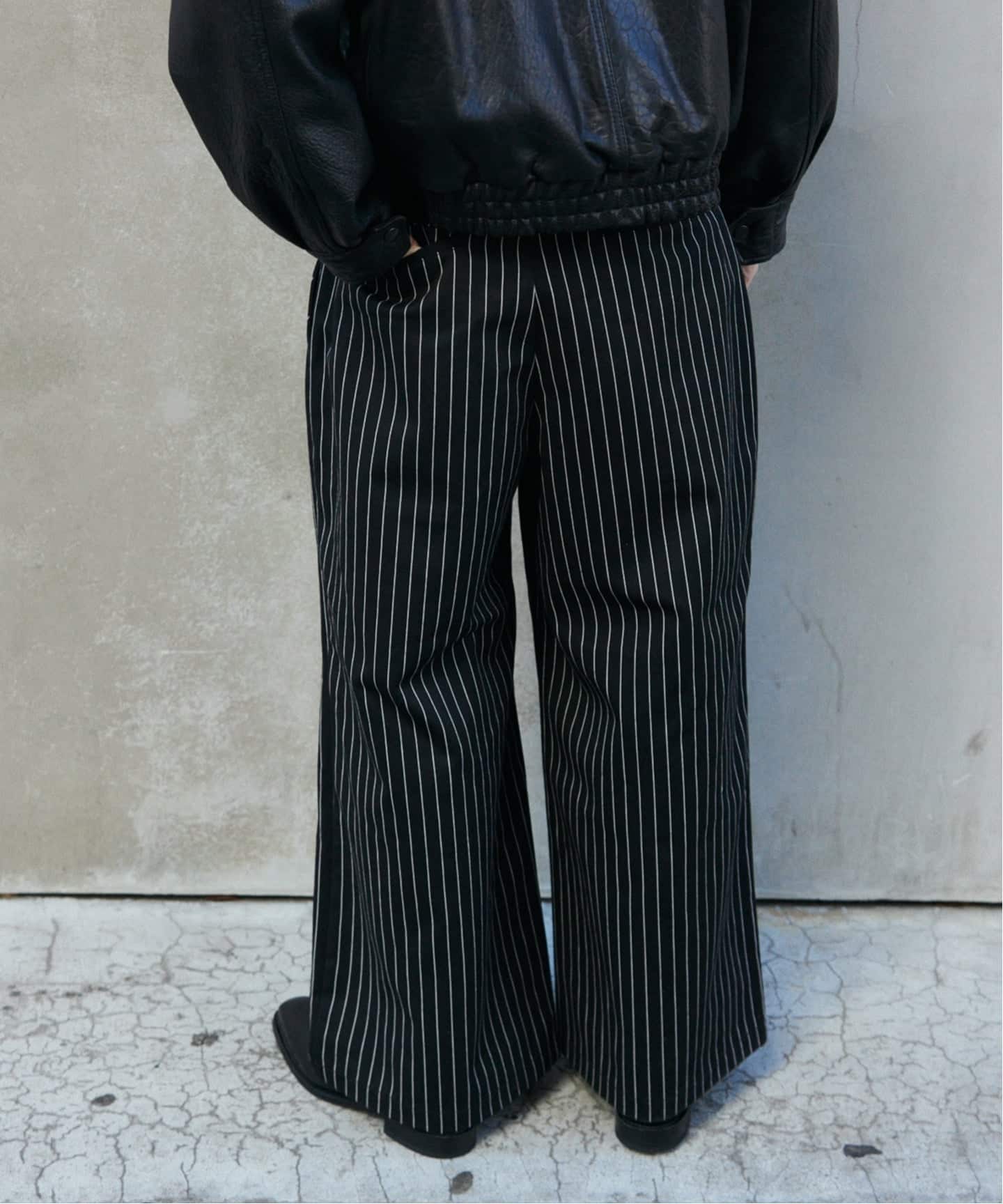 ピン ストライプ バギー ツイル パンツ（スラックス）｜JOURNAL