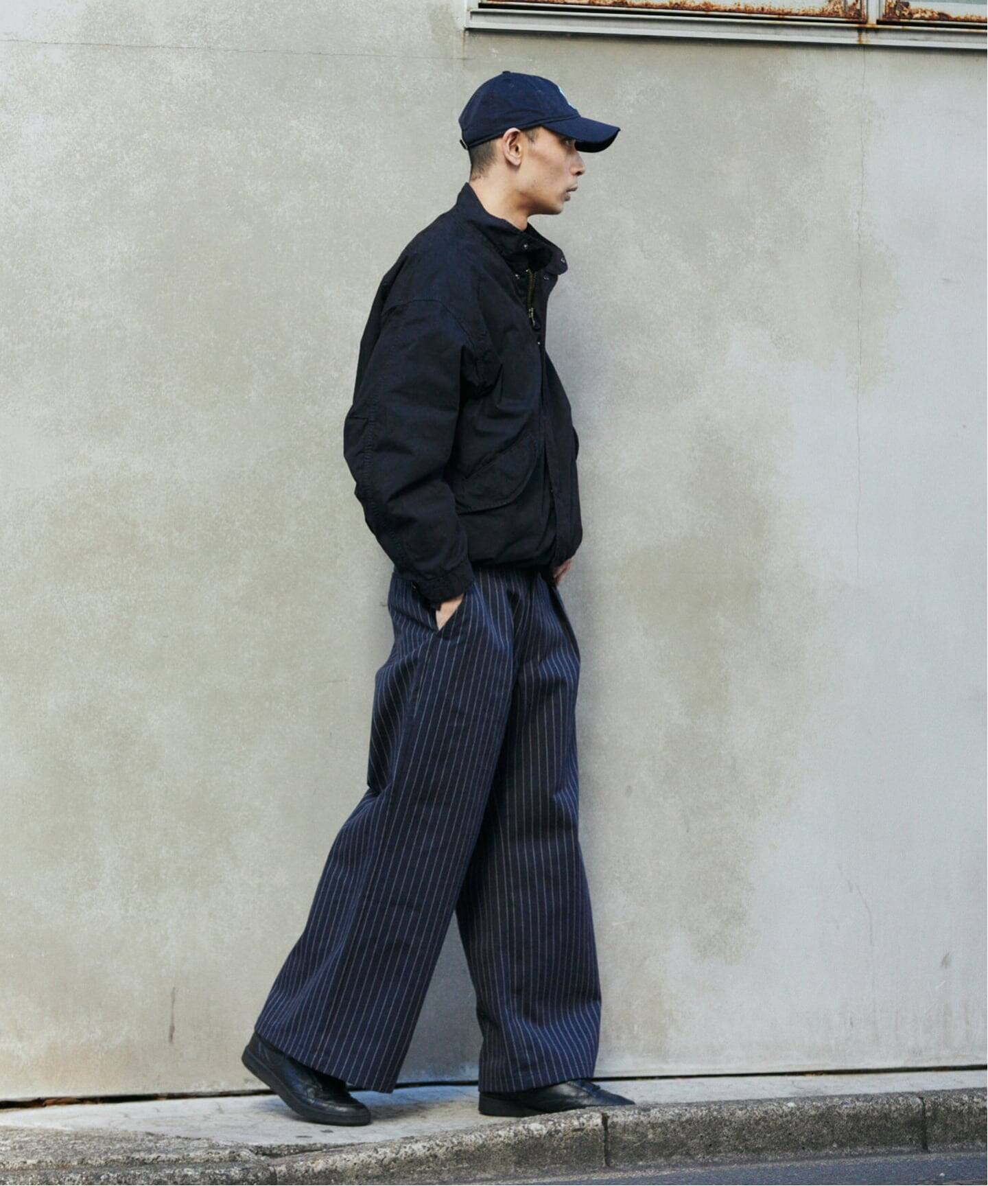 ピン ストライプ バギー ツイル パンツ（スラックス）｜JOURNAL