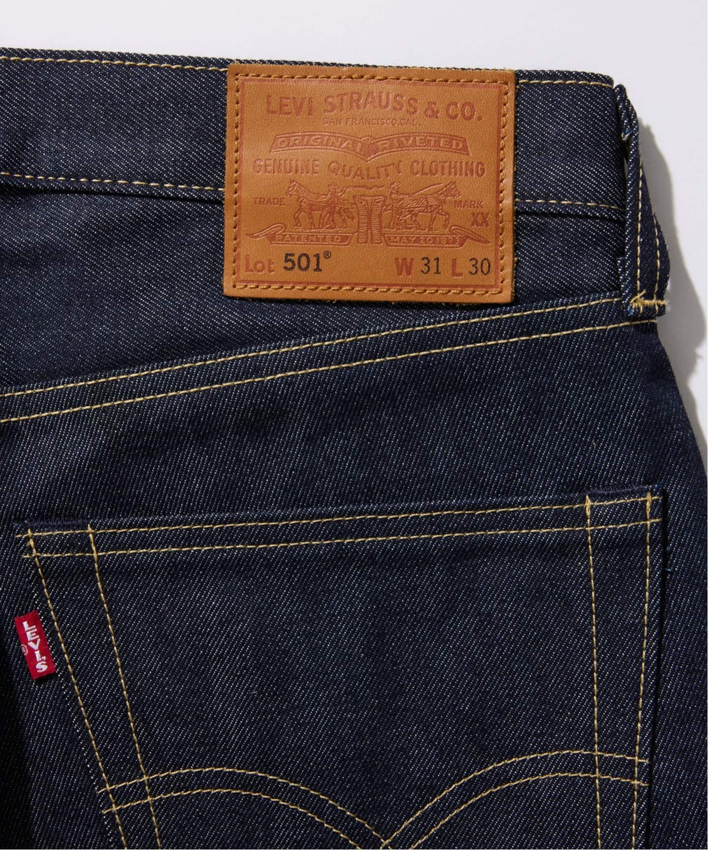 予約》LEVI'S(R)/リーバイス(R) 別注 501(R) セルビッジ リジッド【L30