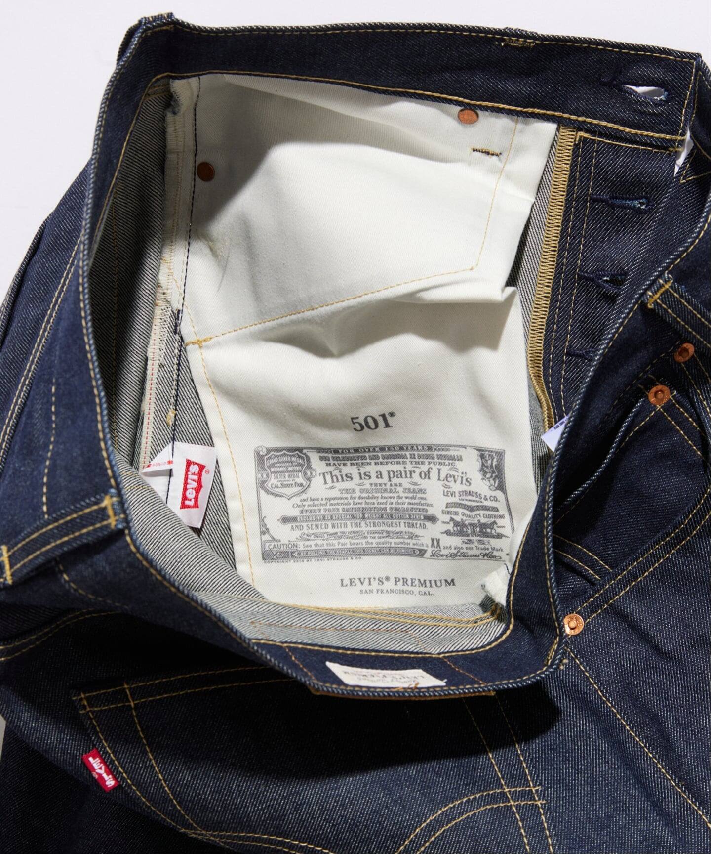 予約》LEVI'S(R)/リーバイス(R) 別注 501(R) セルビッジ リジッド【L30