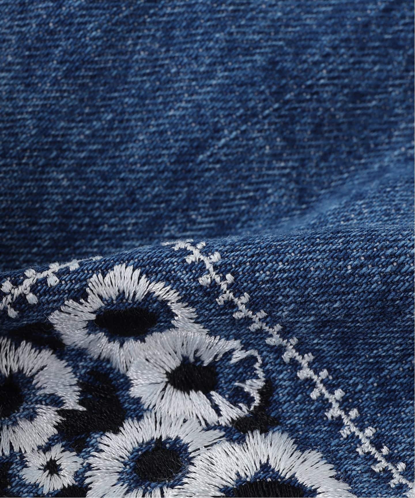 NOMARHYTHM / ノーマリズム Bandana Embroidery Denim Pant（デニム