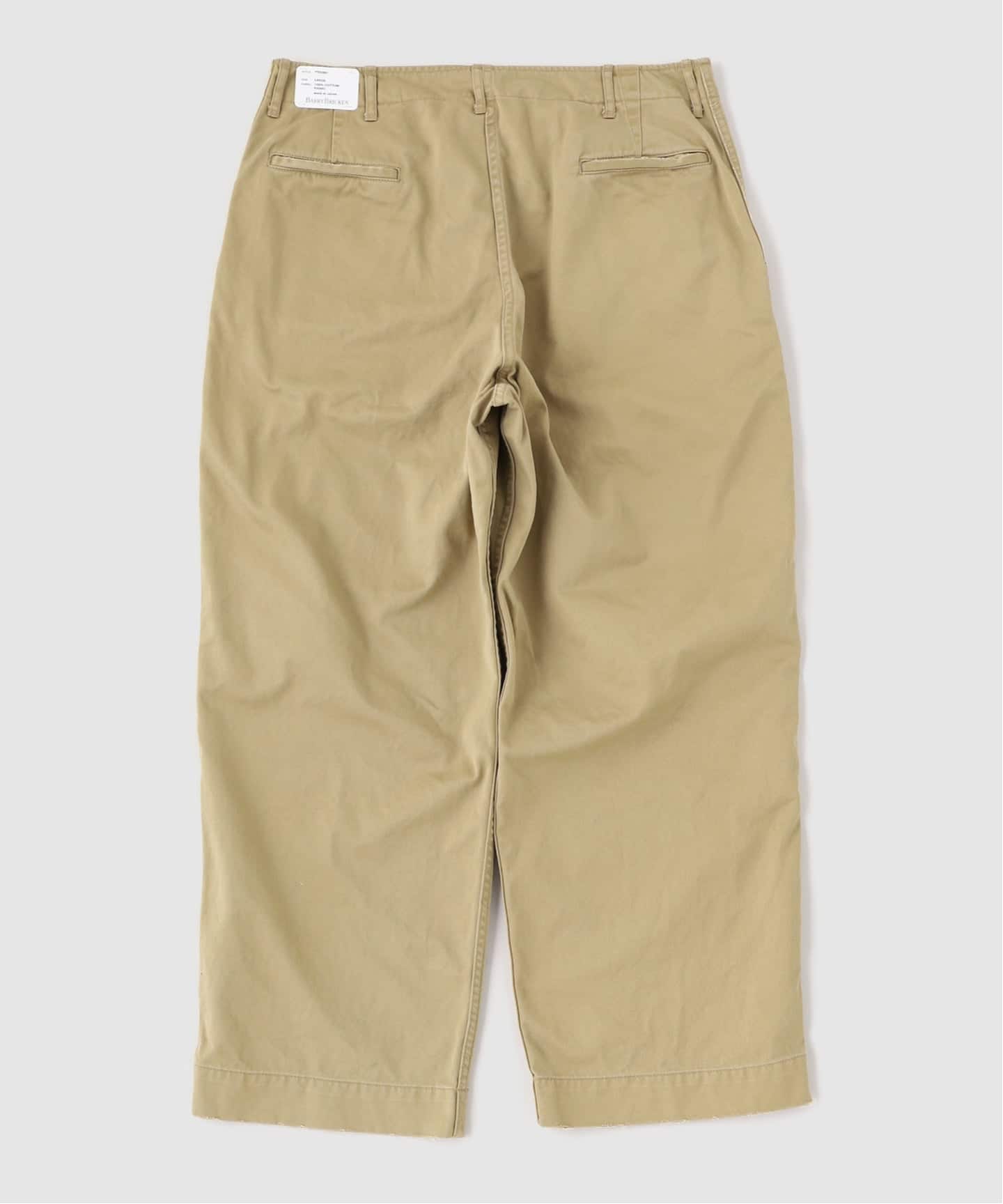 BARRY BRICKEN / バリーブリッケン BIO STONE WASH CHINO PANTS