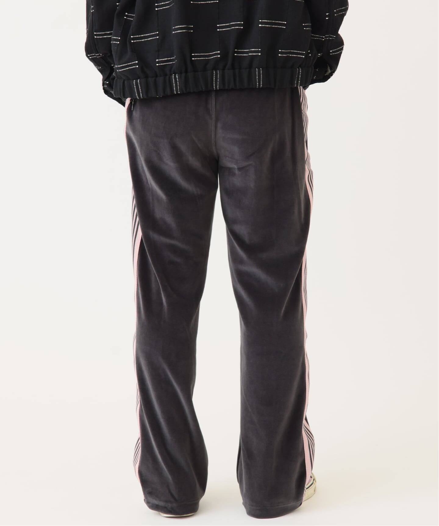 NEEDLES / ニードルズ 別注 C/PE ベロア トラック パンツ（スラックス