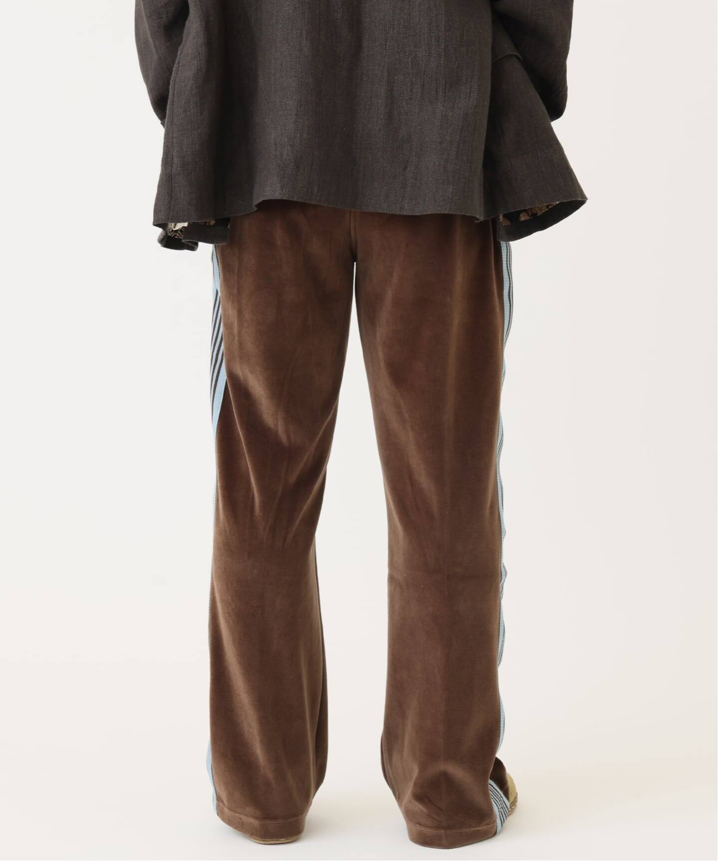 NEEDLES / ニードルズ 別注 C/PE ベロア トラック パンツ（スラックス