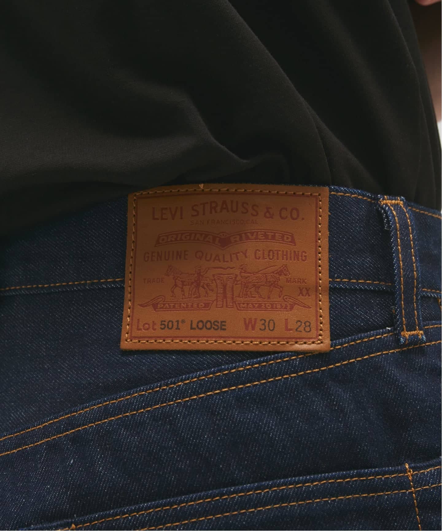 予約》LEVI'S (R) / リーバイス 別注 501 ルーズ L28（デニムパンツ