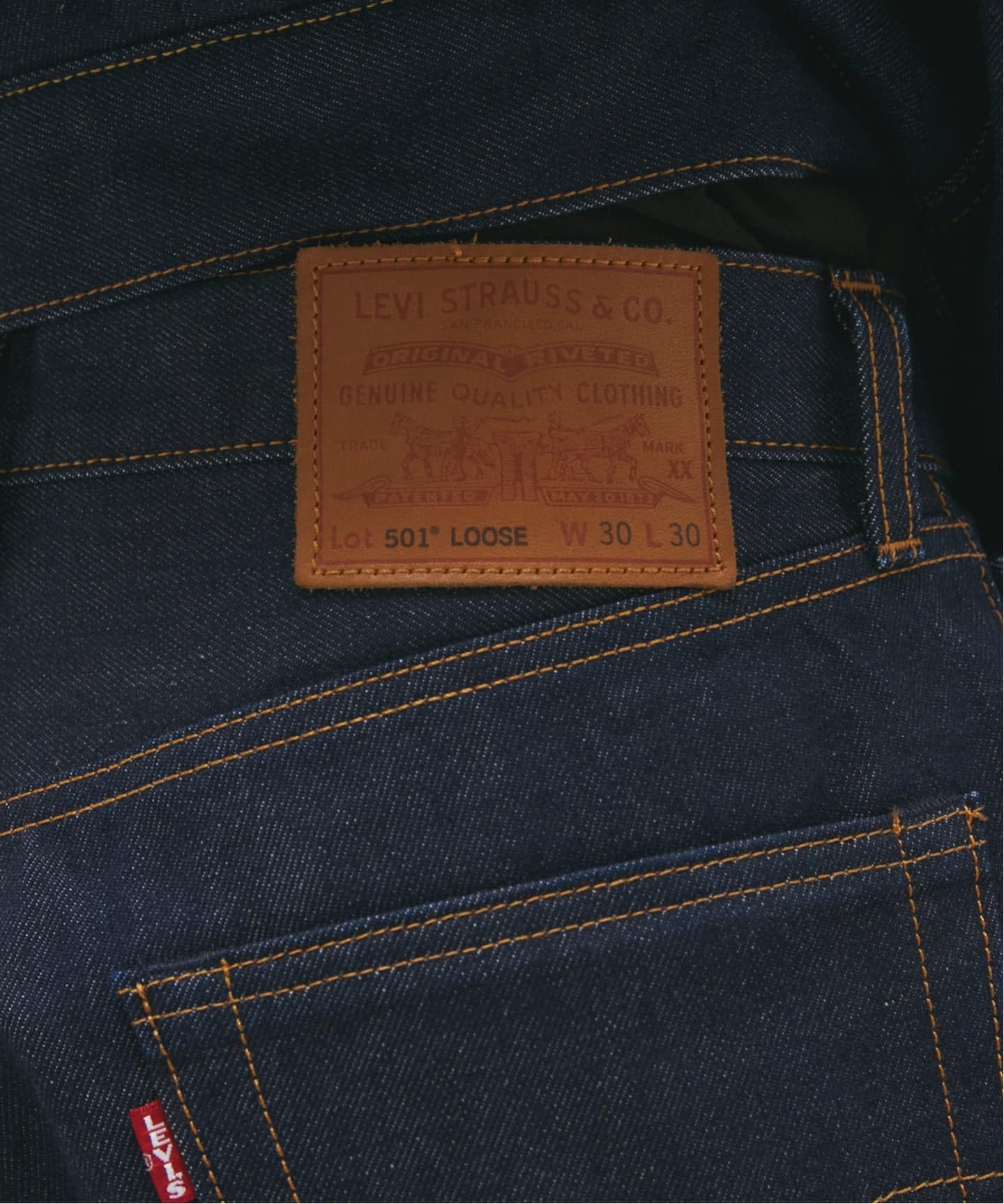 予約》LEVI'S (R) / リーバイス 別注 501 ルーズ L30（デニムパンツ