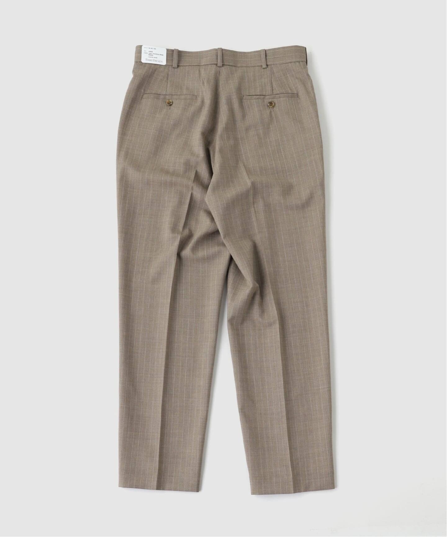 BARRY BRICKEN / バリーブリッケン TROPICAL WOOL STRIPE PANTS 