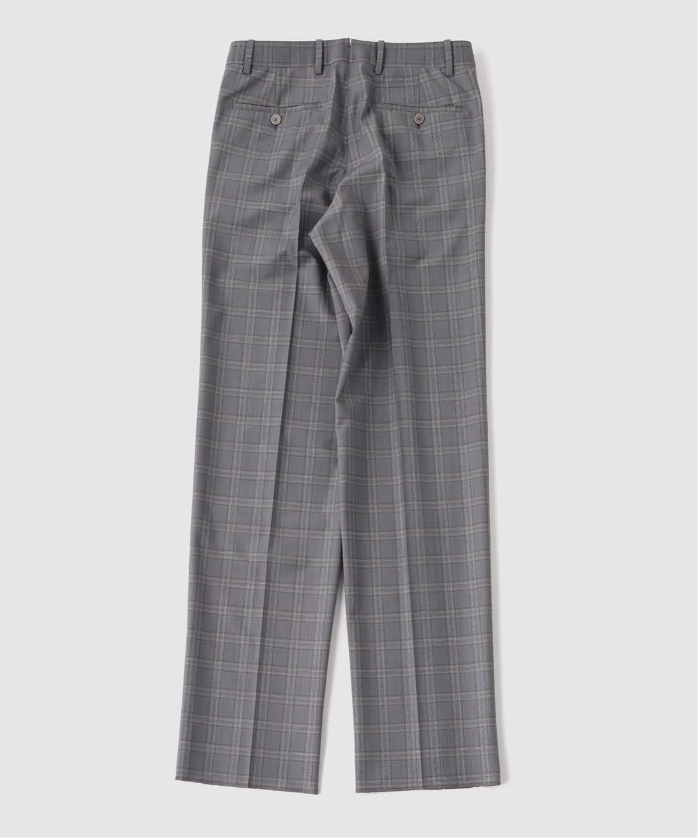 BERNARD ZINS / ベルナール ザンス BAC - T/W GLENCHECK（スラックス