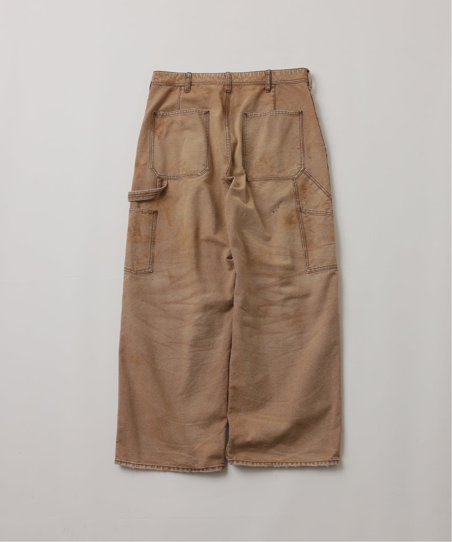 予約》【FOLL / フォル】cotton duck faded painter pants（チノパンツ