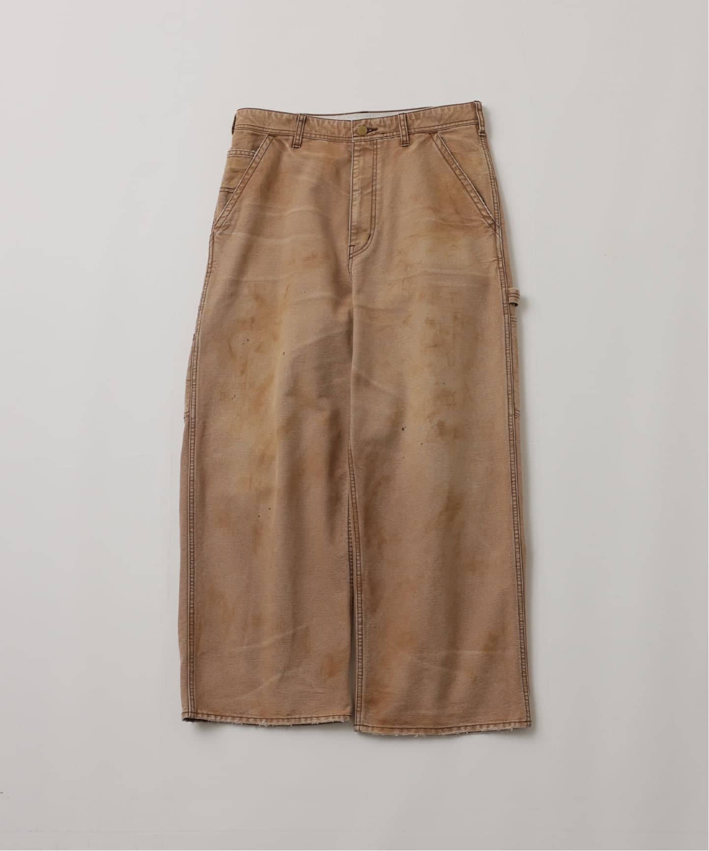 a 【FOLL / フォル】faded cotton 6pk pants 予約》【FOLL / フォル】cotton duck faded painter pants（チノパンツ