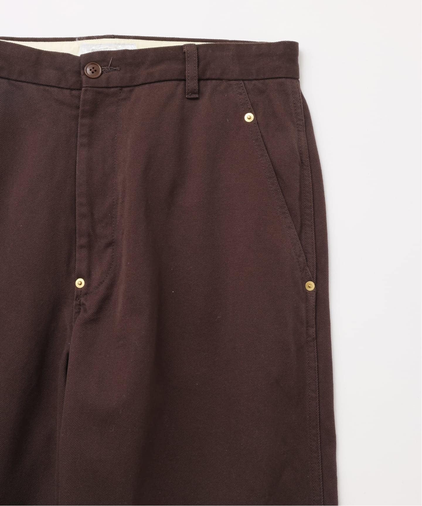 予約》【FOLL / フォル】soft brushed bio wardrobe chino（チノパンツ