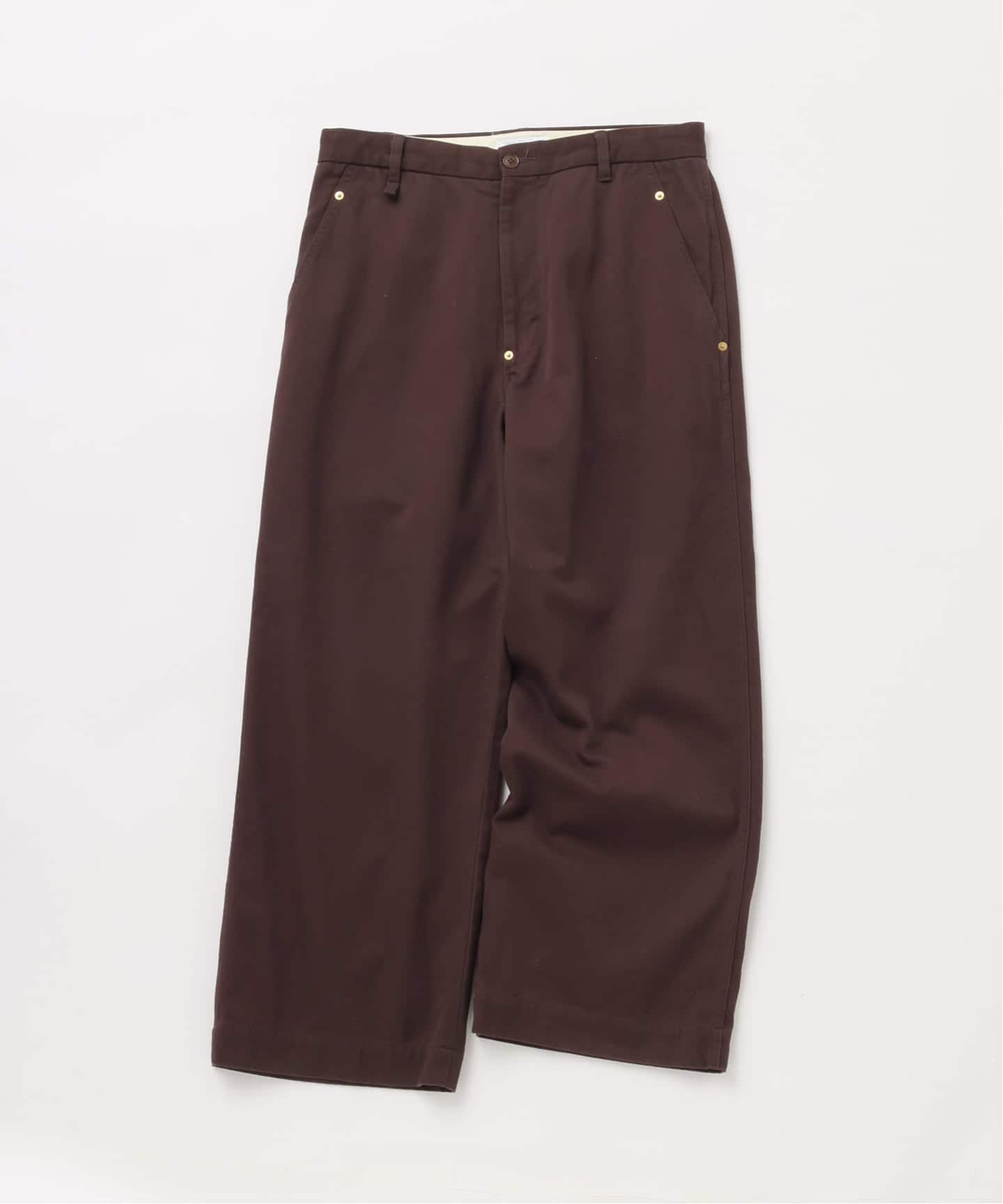 予約》【FOLL / フォル】soft brushed bio wardrobe chino（チノパンツ