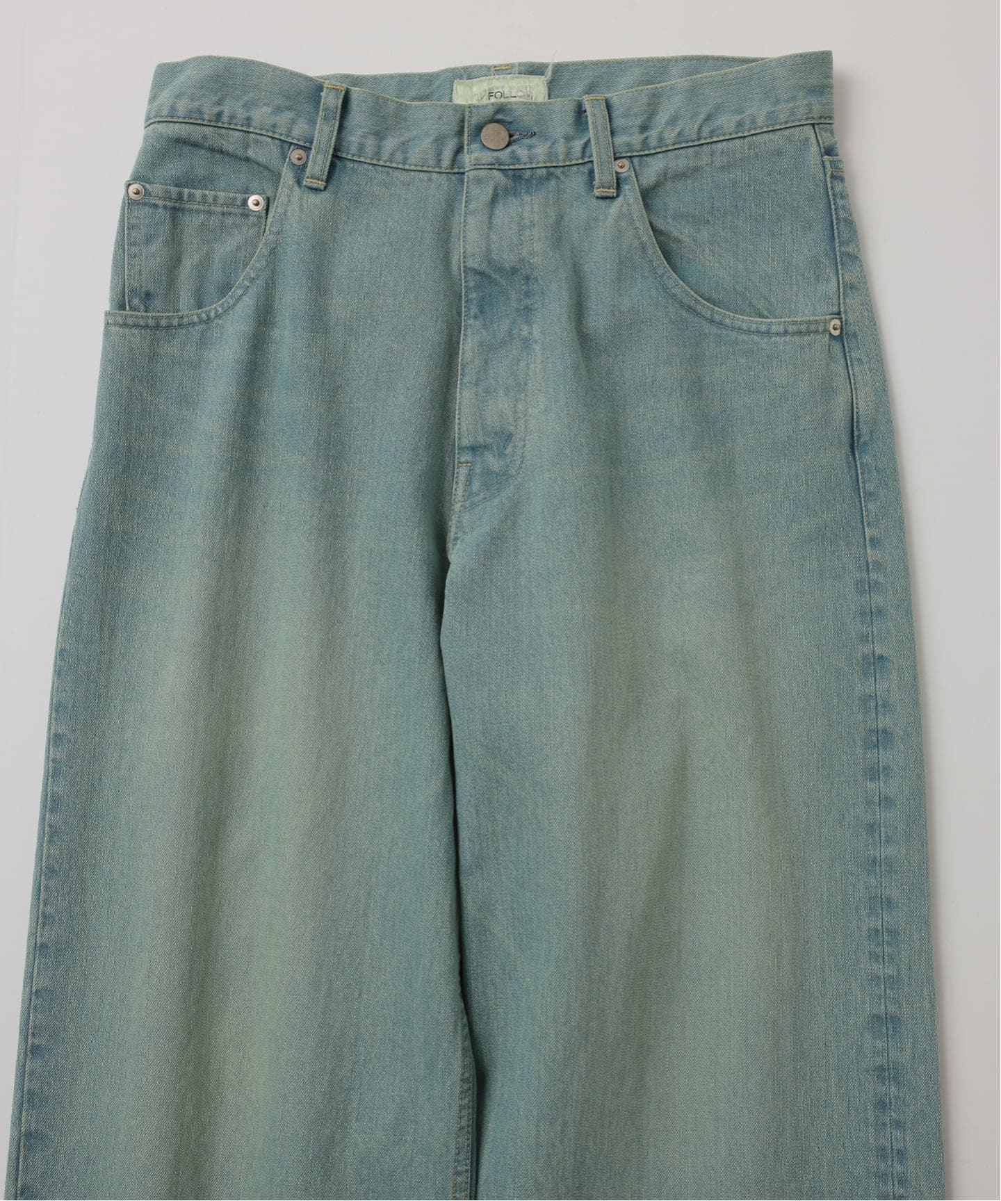 予約》【FOLL / フォル】natural dye wardrobe jeans（デニムパンツ