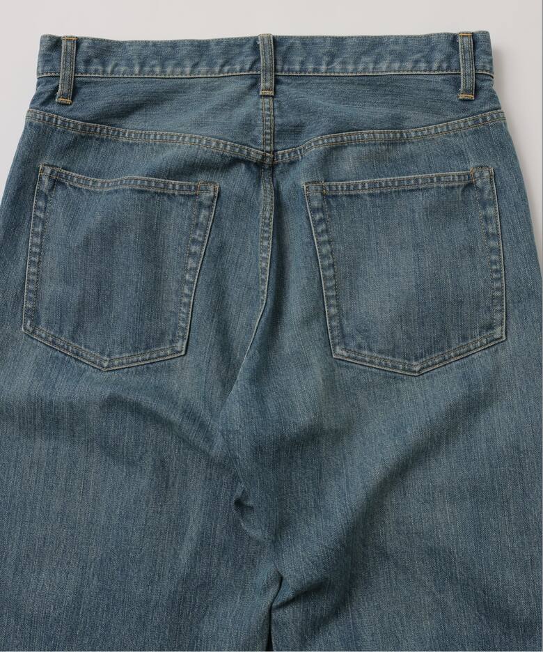 FOLL / フォル】broken denim stright fit jeans（デニムパンツ 