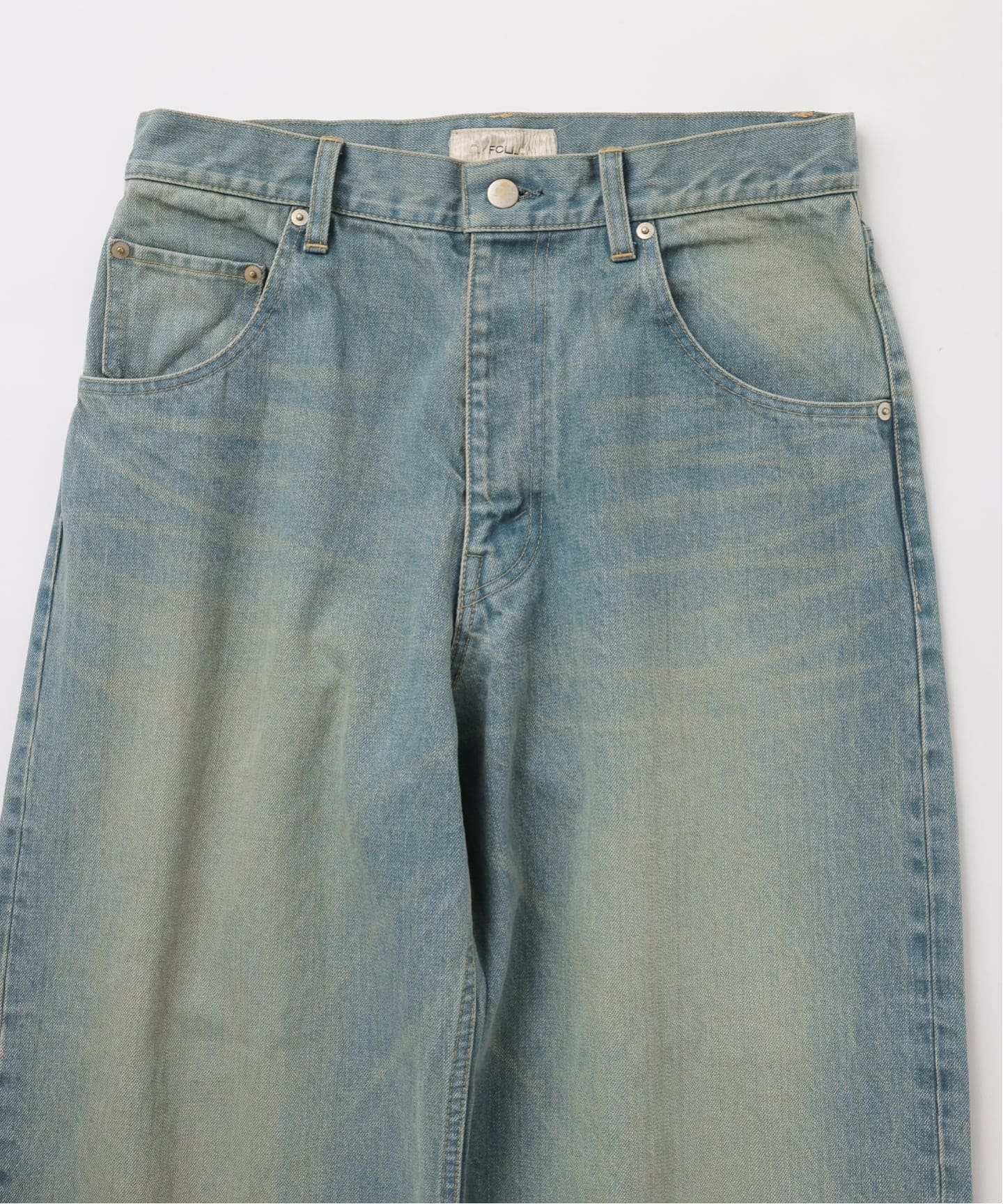 予約》【FOLL / フォル】natural dye wardrobe jeans（デニムパンツ